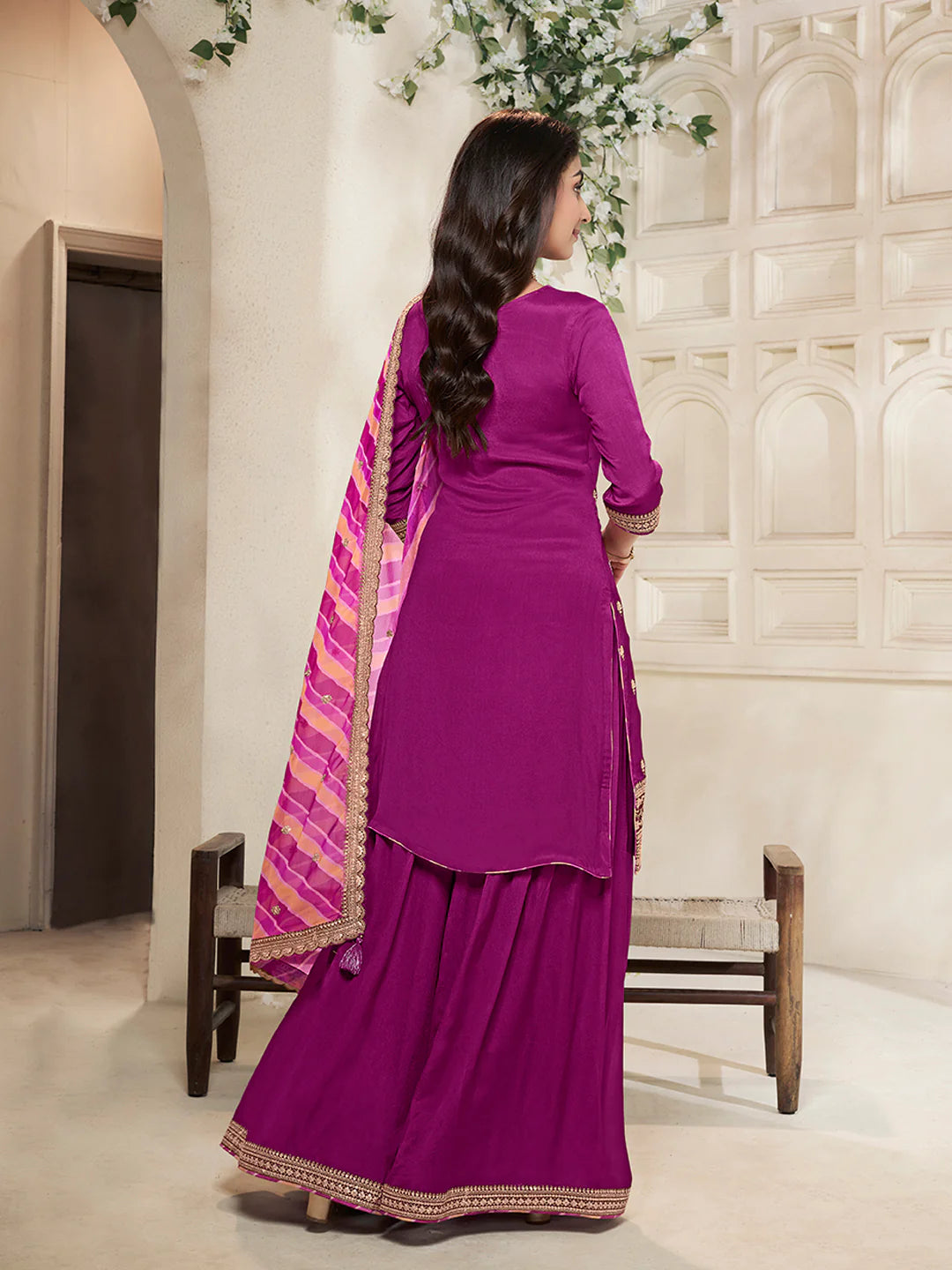 Namita Palazzo Suit - Roop Darshan