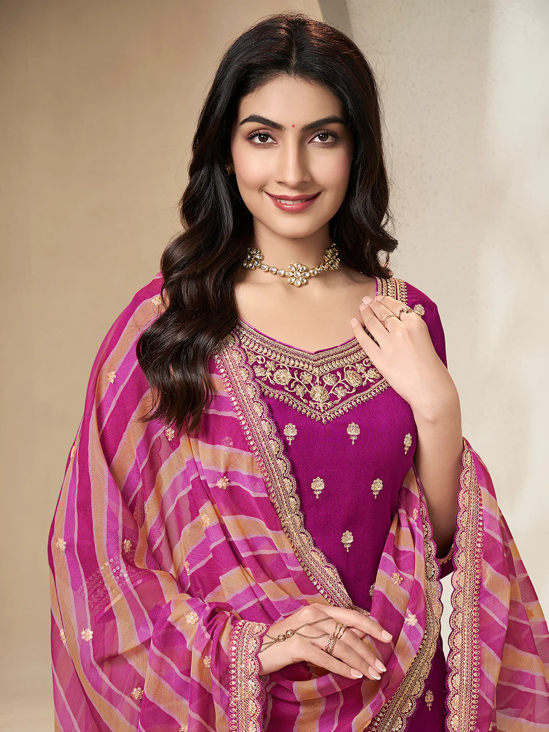 Namita Palazzo Suit - Roop Darshan