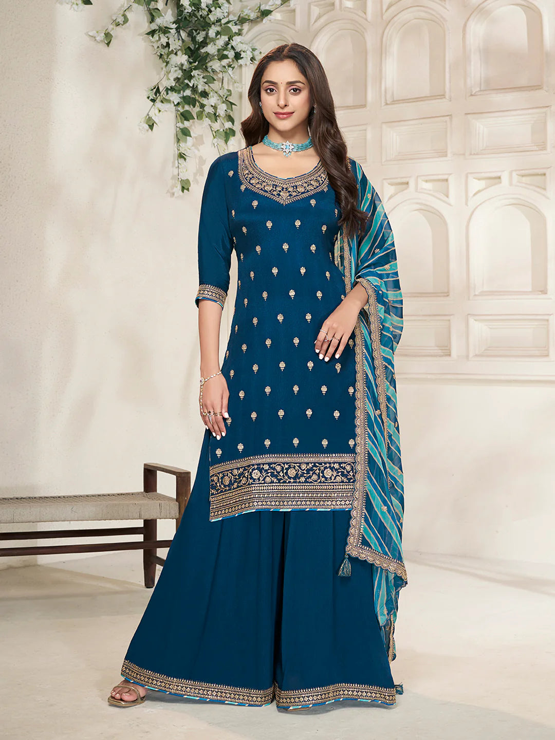 Namita Palazzo Suit - Roop Darshan