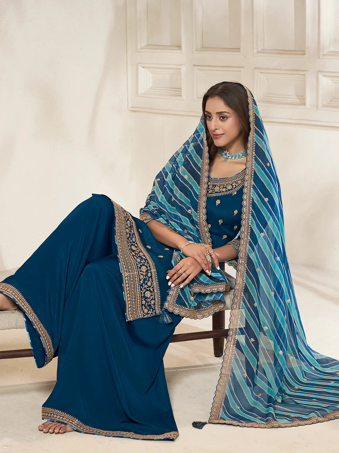 Namita Palazzo Suit - Roop Darshan