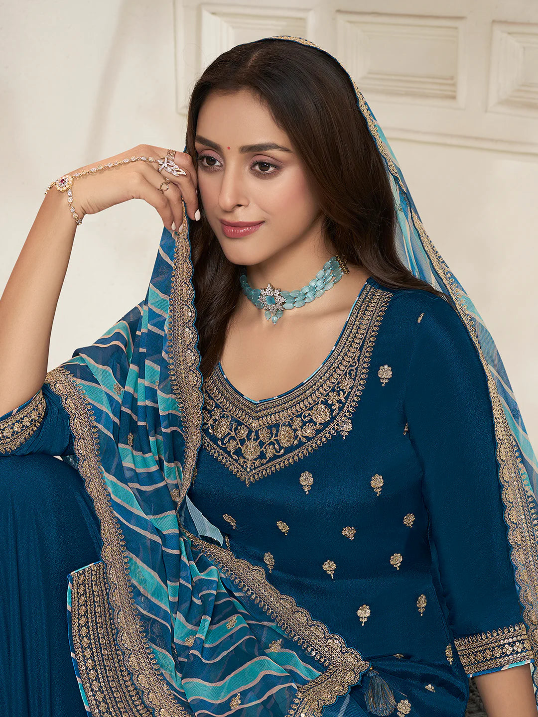 Namita Palazzo Suit - Roop Darshan