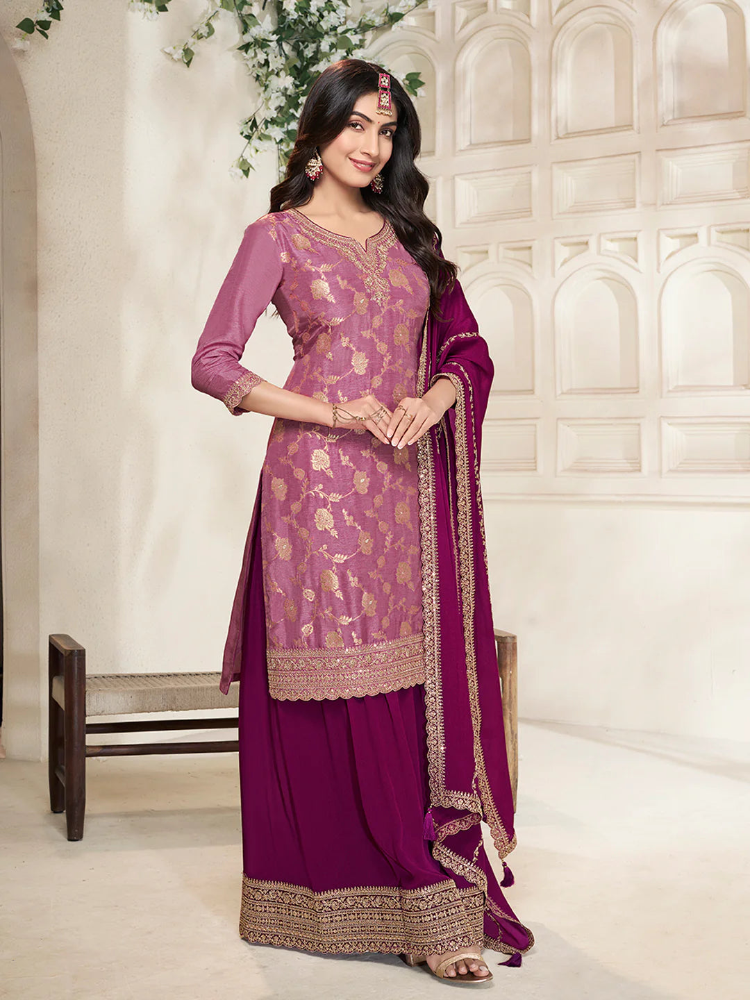 Pahel Palazzo Suit - Roop Darshan