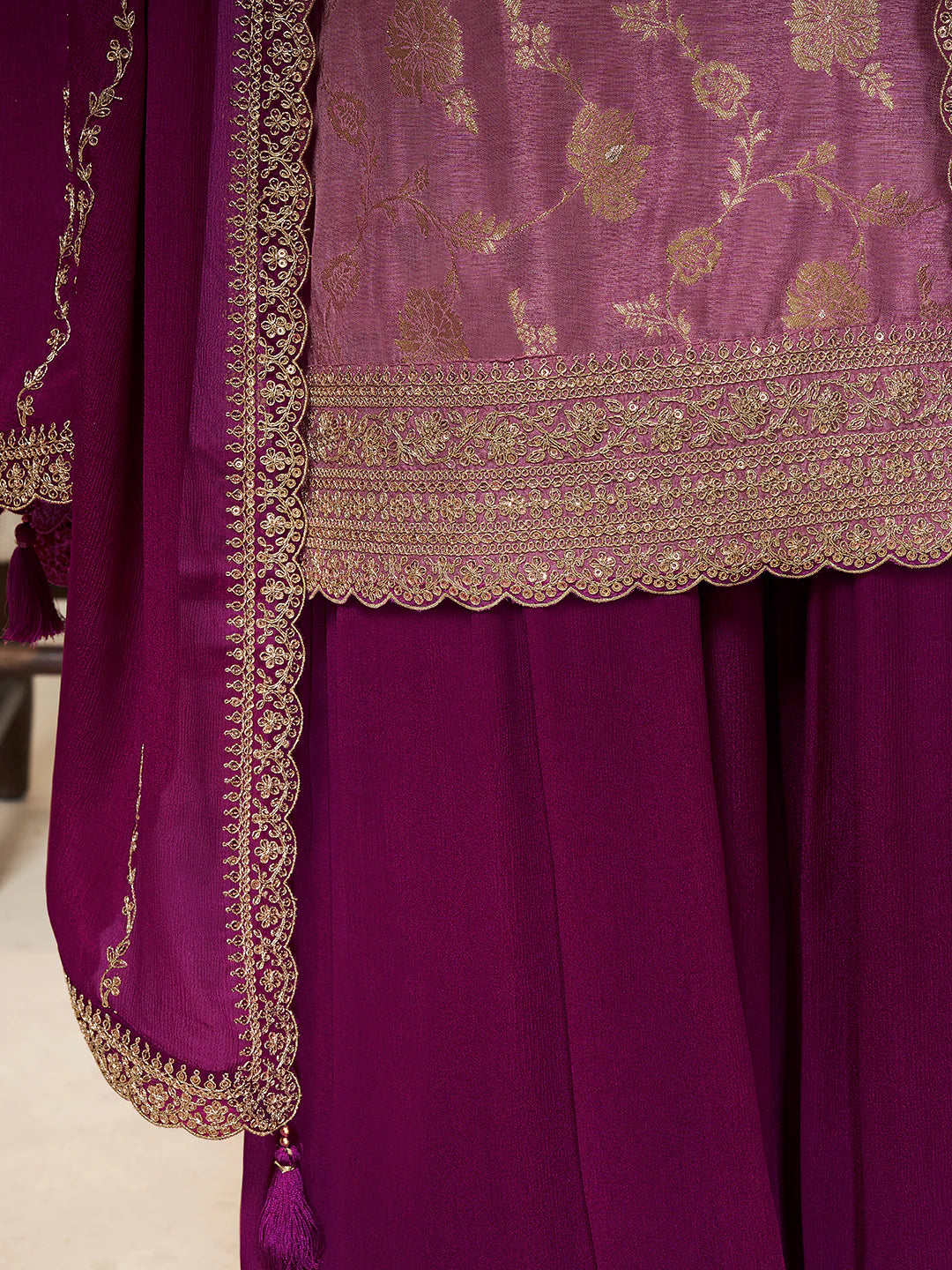 Pahel Palazzo Suit - Roop Darshan