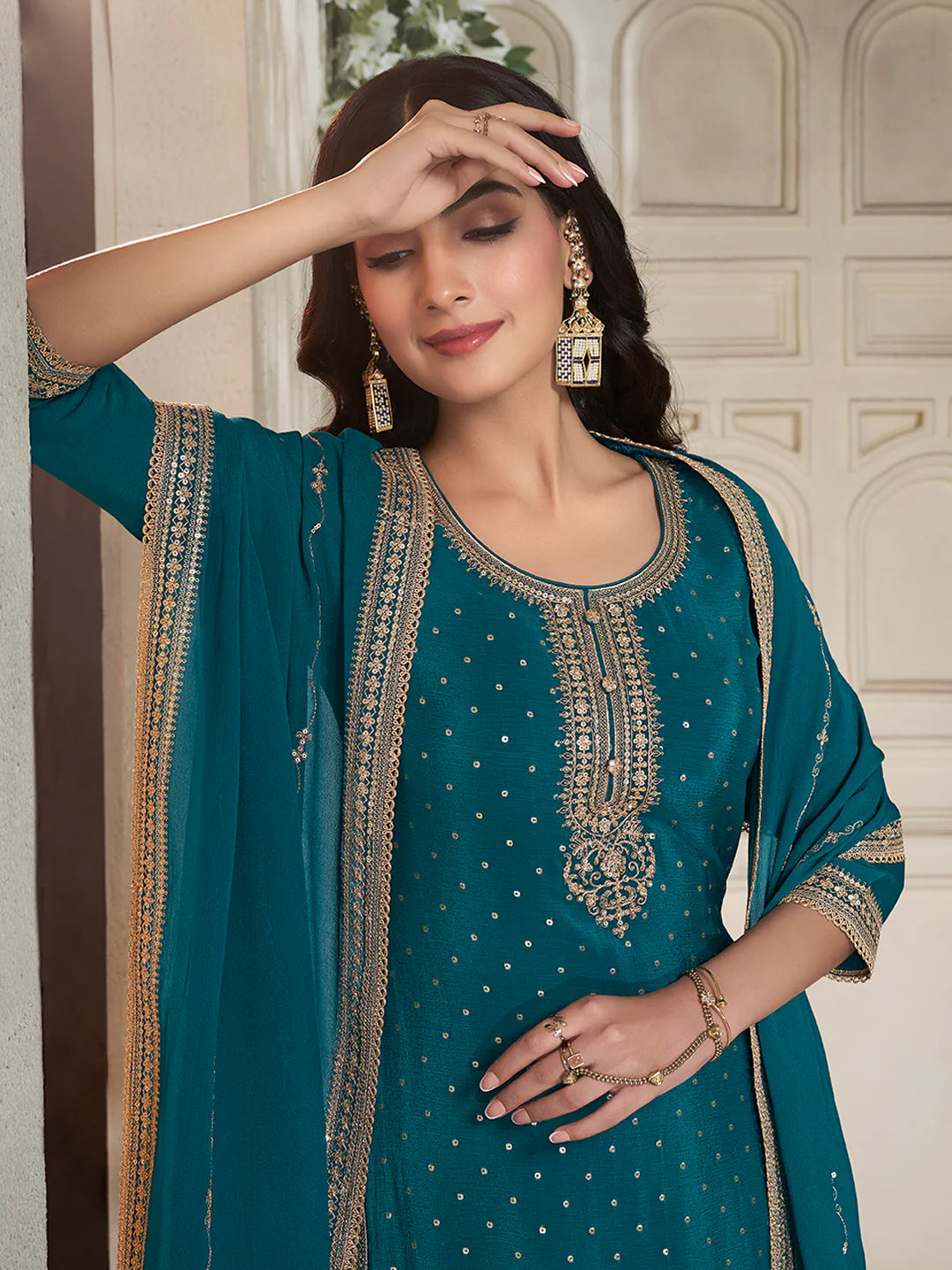 Kamika Sharara Suit - Roop Darshan