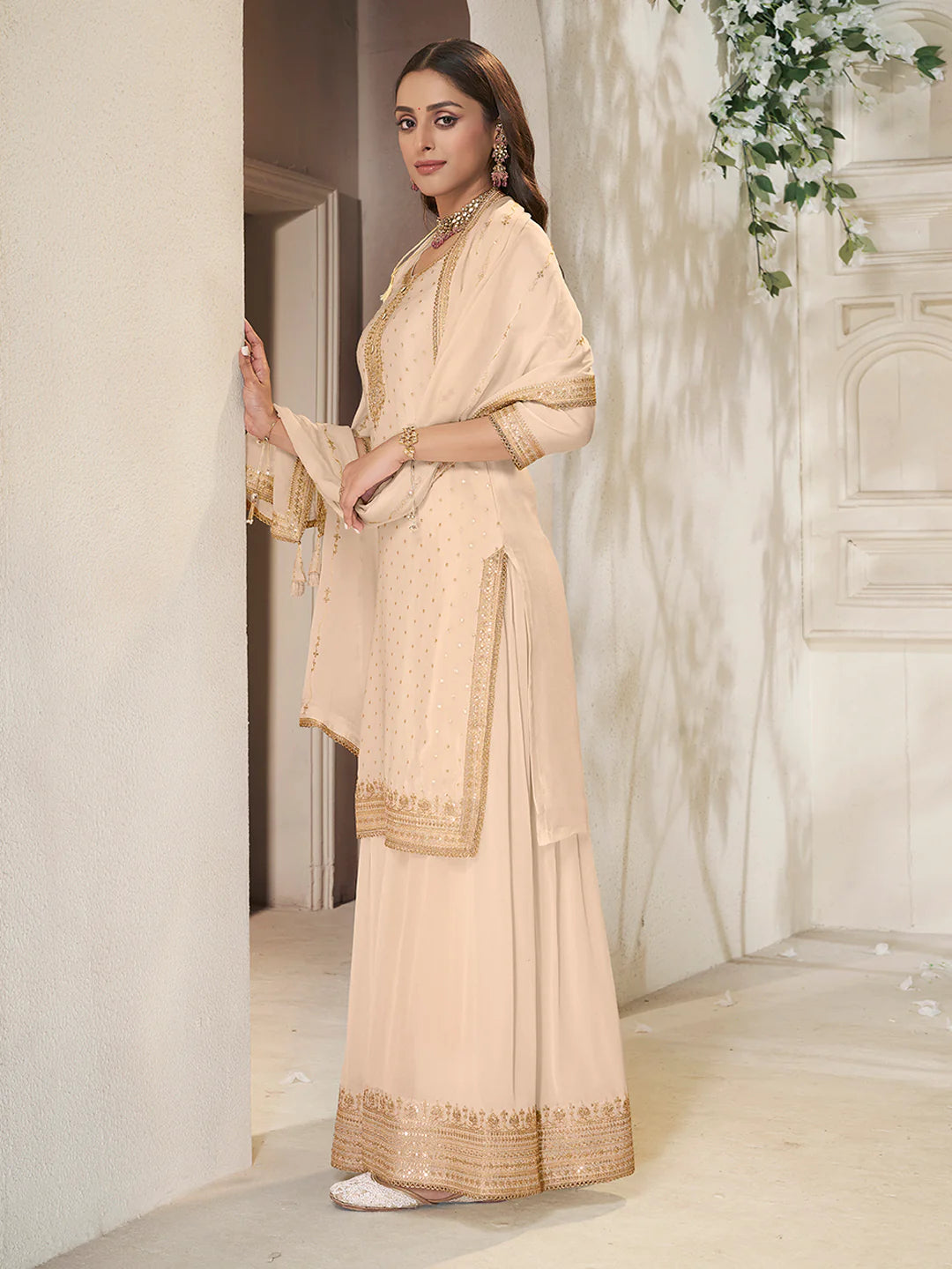 Kamika Sharara Suit - Roop Darshan