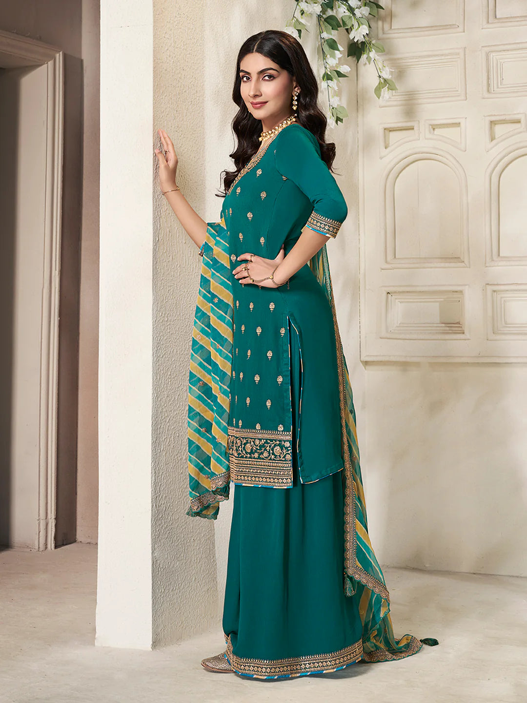 Namita Palazzo Suit - Roop Darshan
