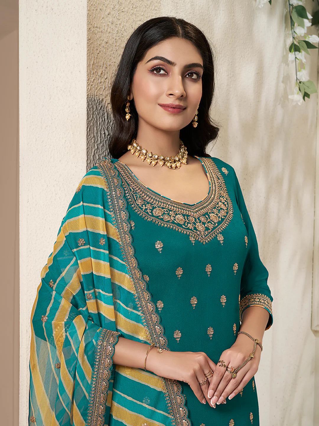 Namita Palazzo Suit - Roop Darshan
