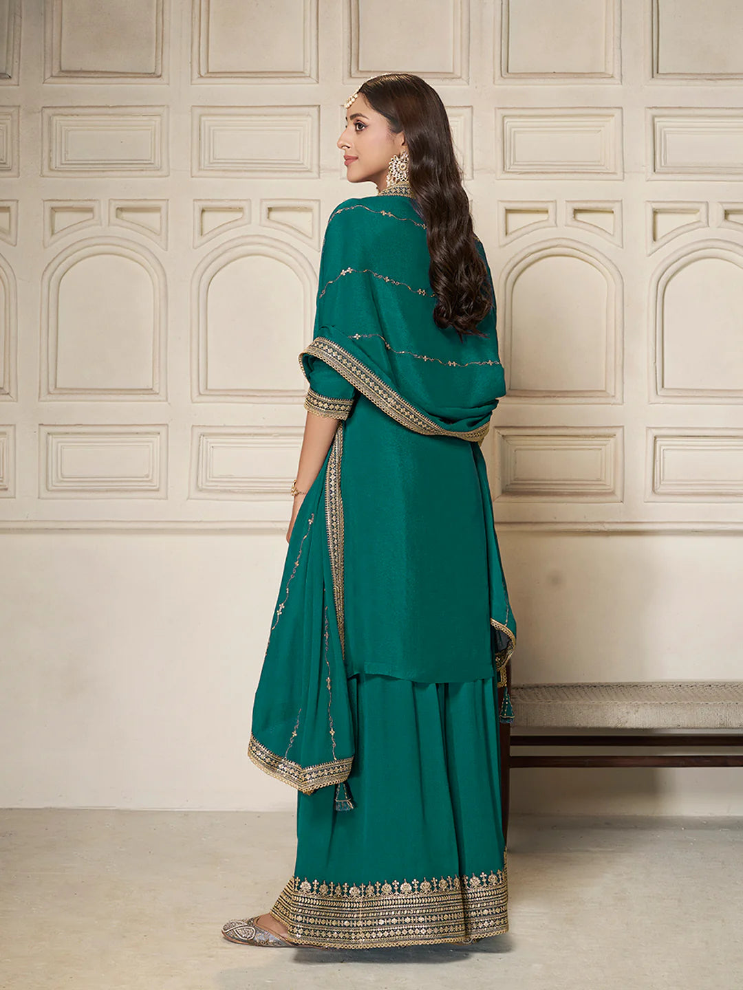Kamika Sharara Suit - Roop Darshan
