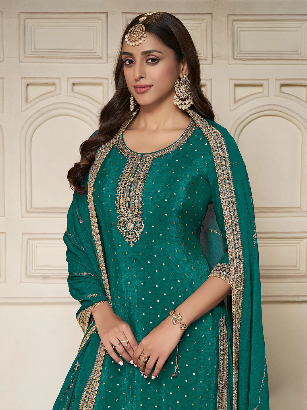Kamika Sharara Suit - Roop Darshan