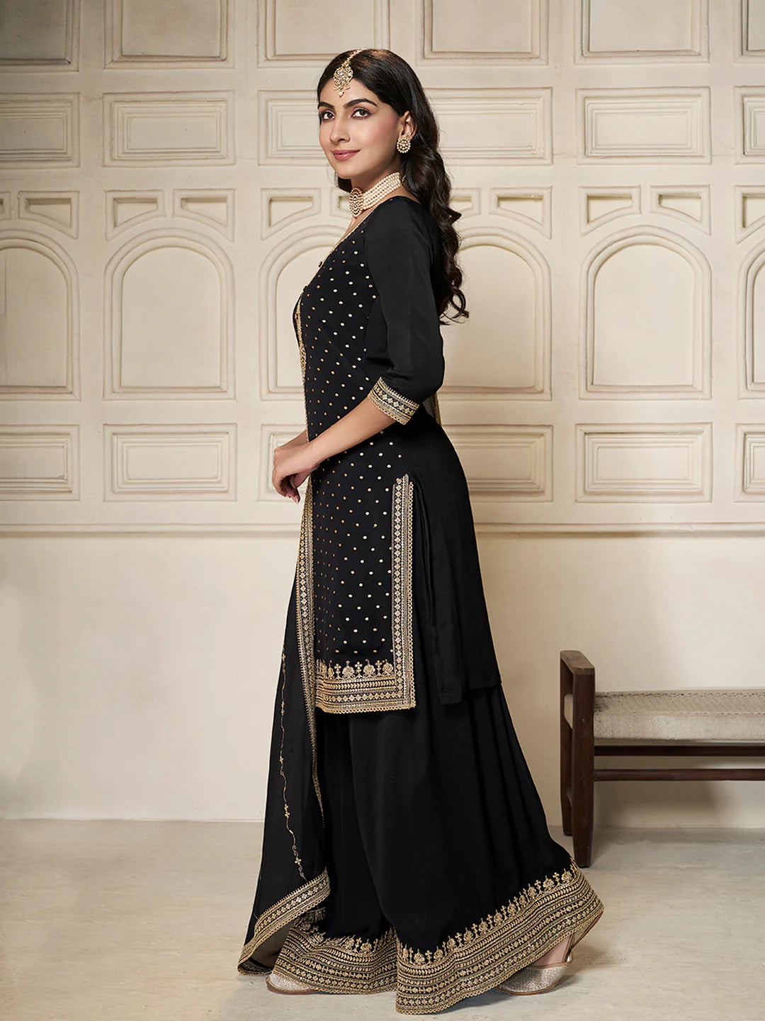 Kamika Sharara Suit - Roop Darshan