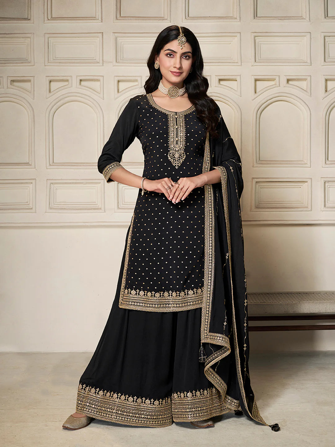 Kamika Sharara Suit - Roop Darshan
