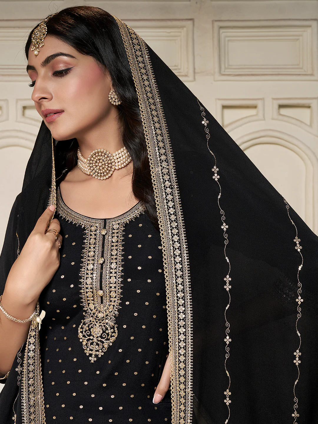 Kamika Sharara Suit - Roop Darshan
