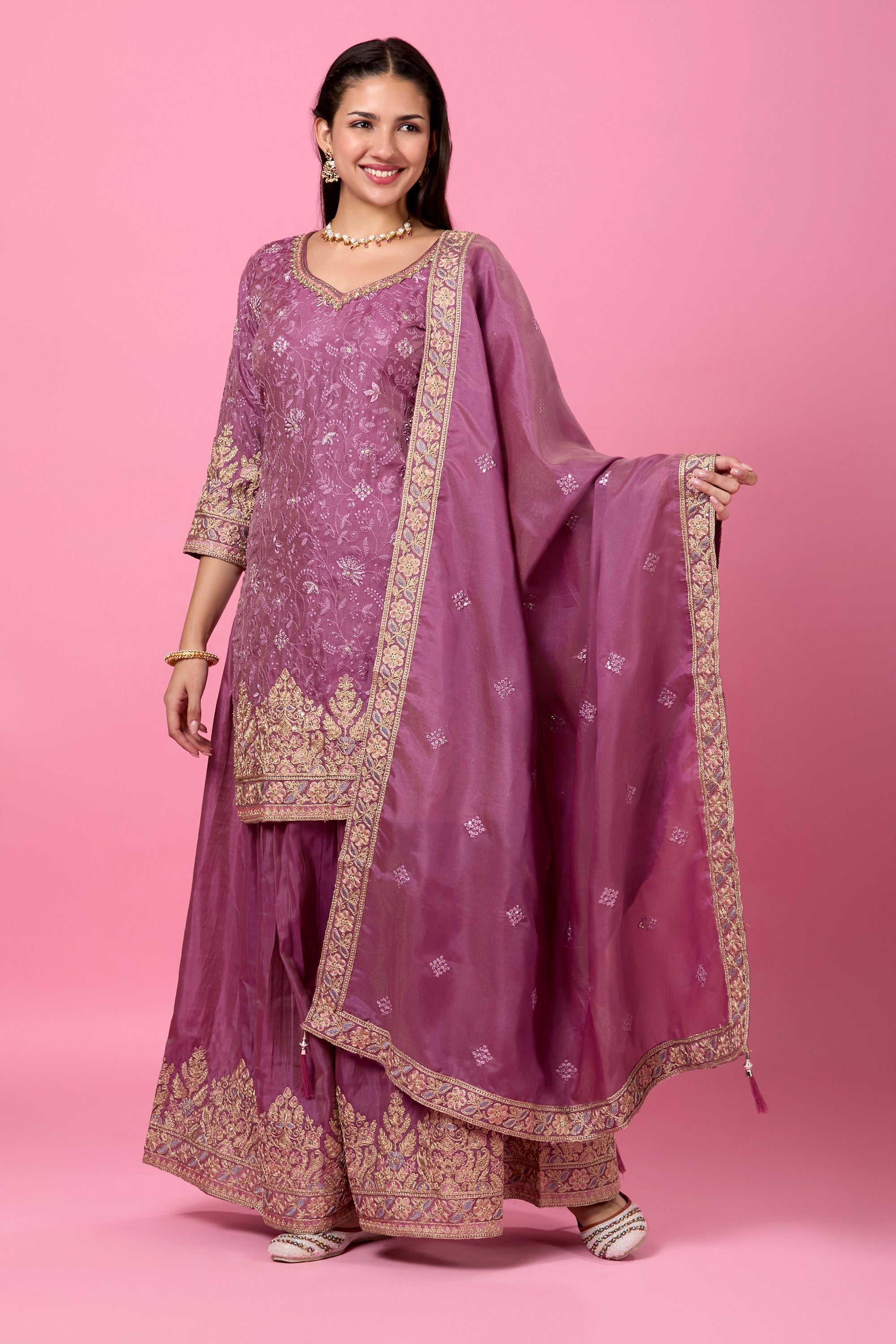 Aarohi Palazzo Suit - Roop Darshan