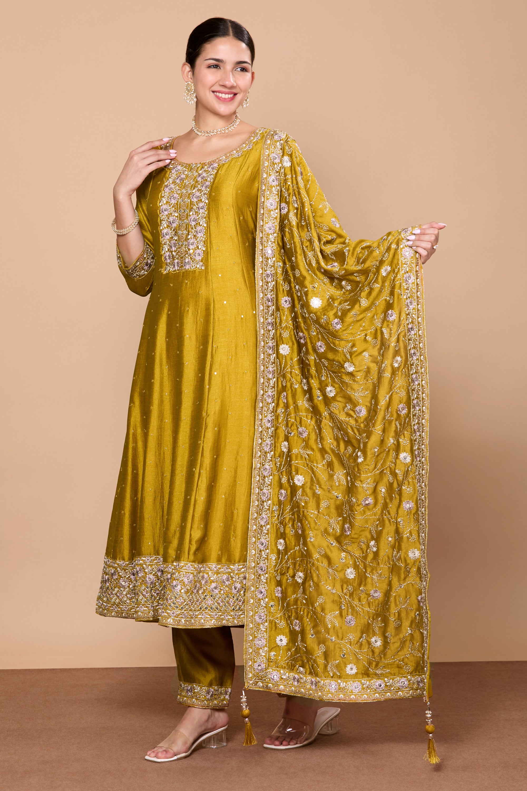 Aarna Flair Kamiz & Pant - Roop Darshan