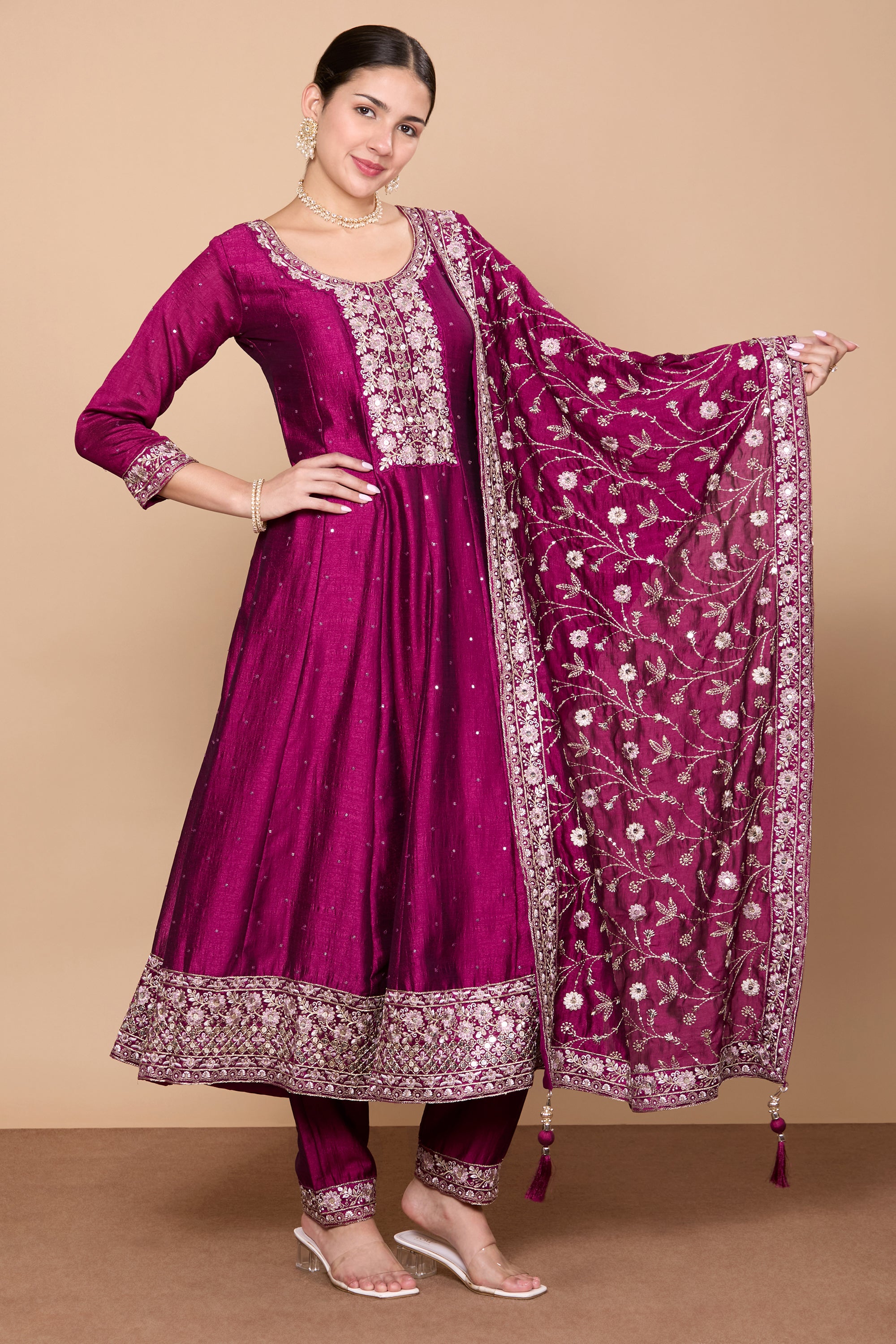 Aarna Flair Kamiz & Pant - Roop Darshan