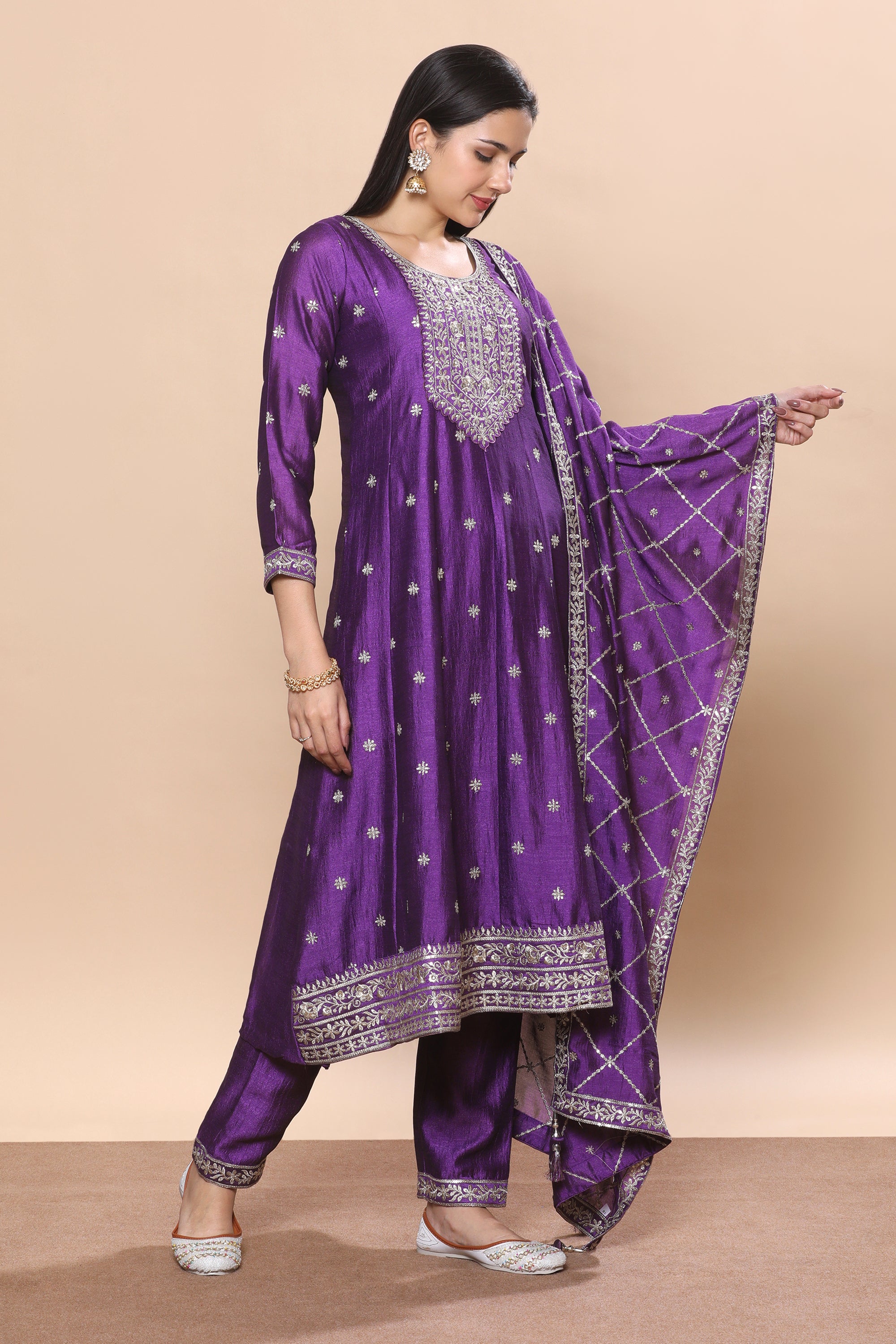 Sarika Flair Kamiz & Pant - Roop Darshan