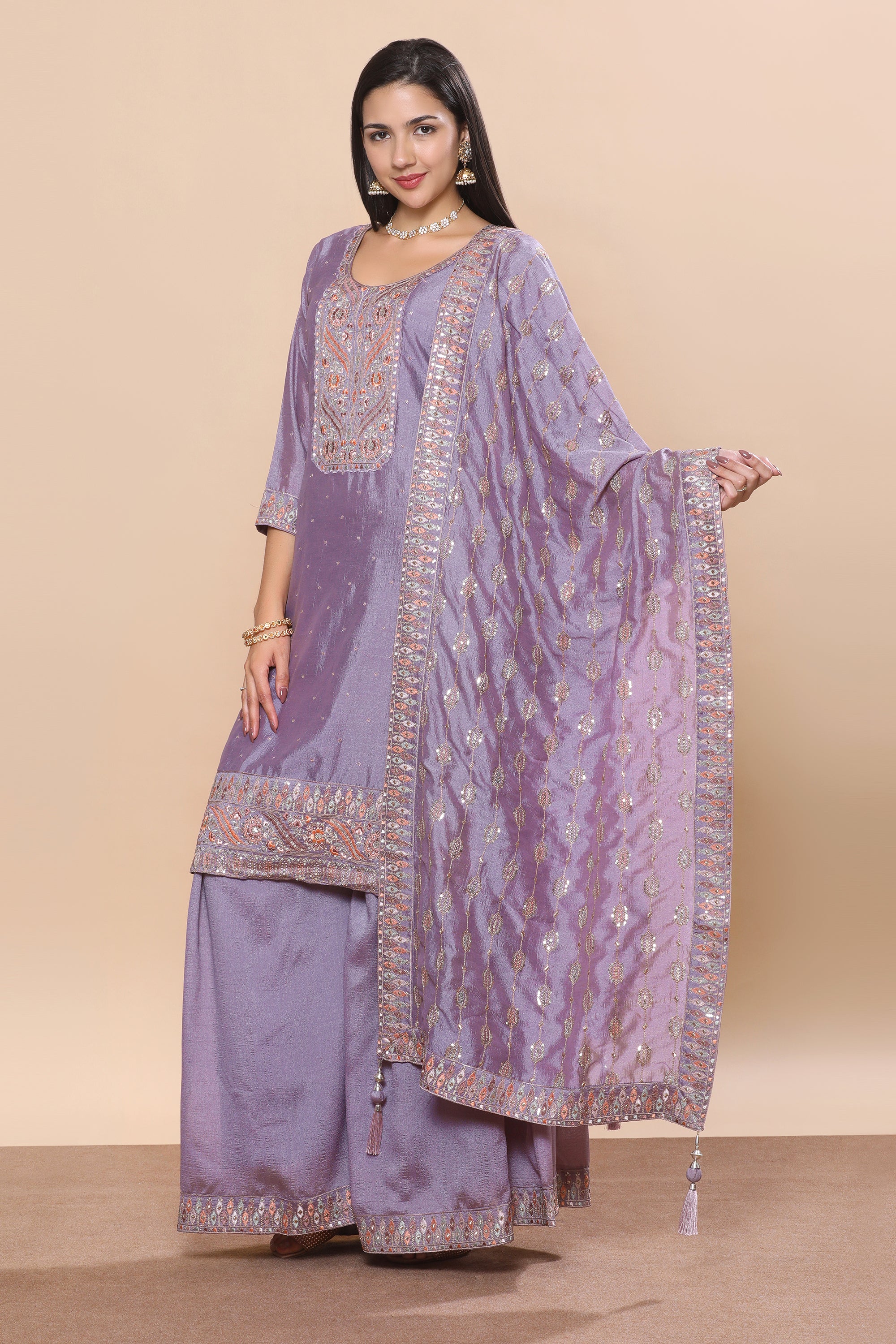 Bindiya Palazzo Suit - Roop Darshan