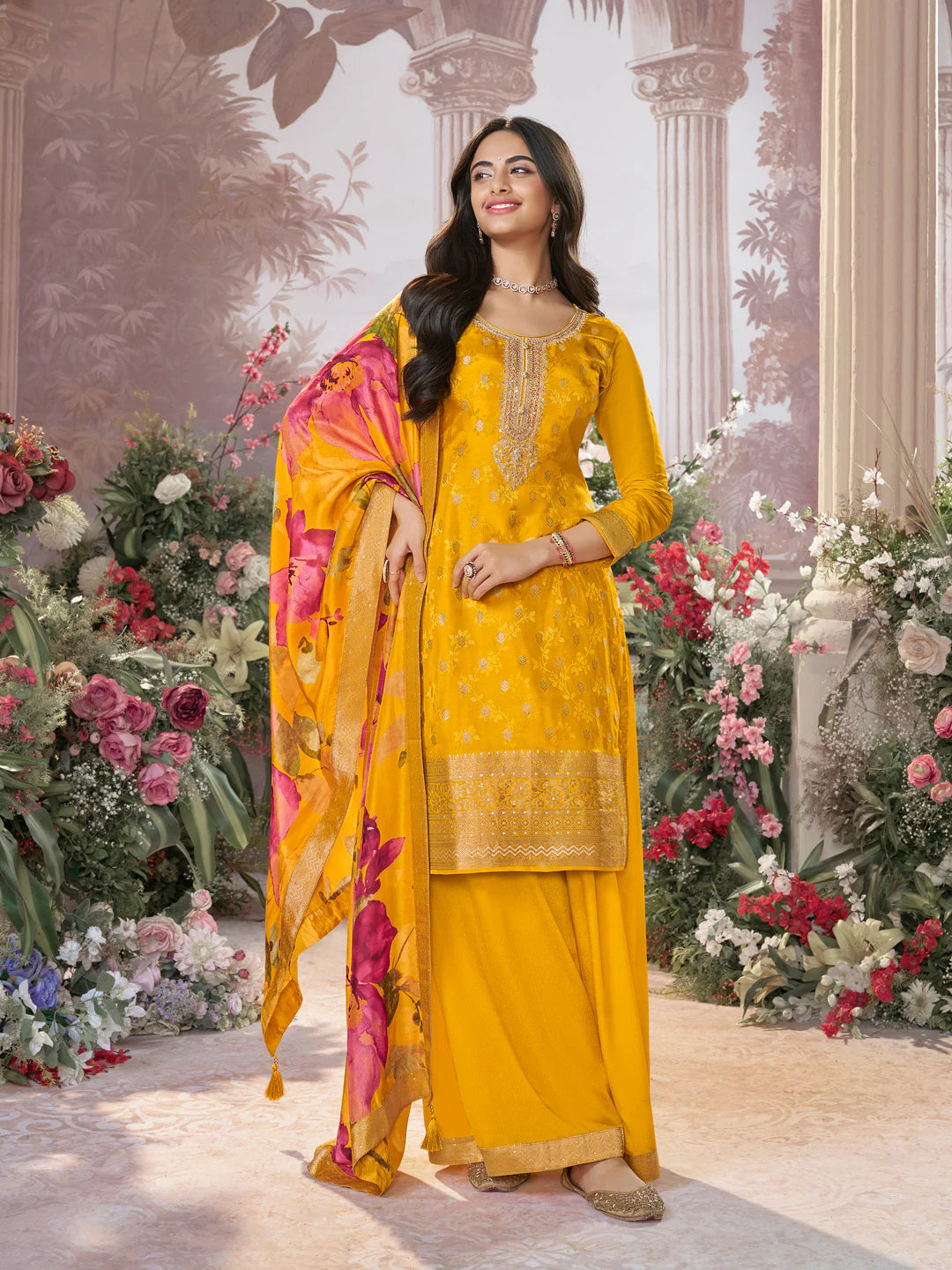 Nazia Palazzo Suit - Roop Darshan
