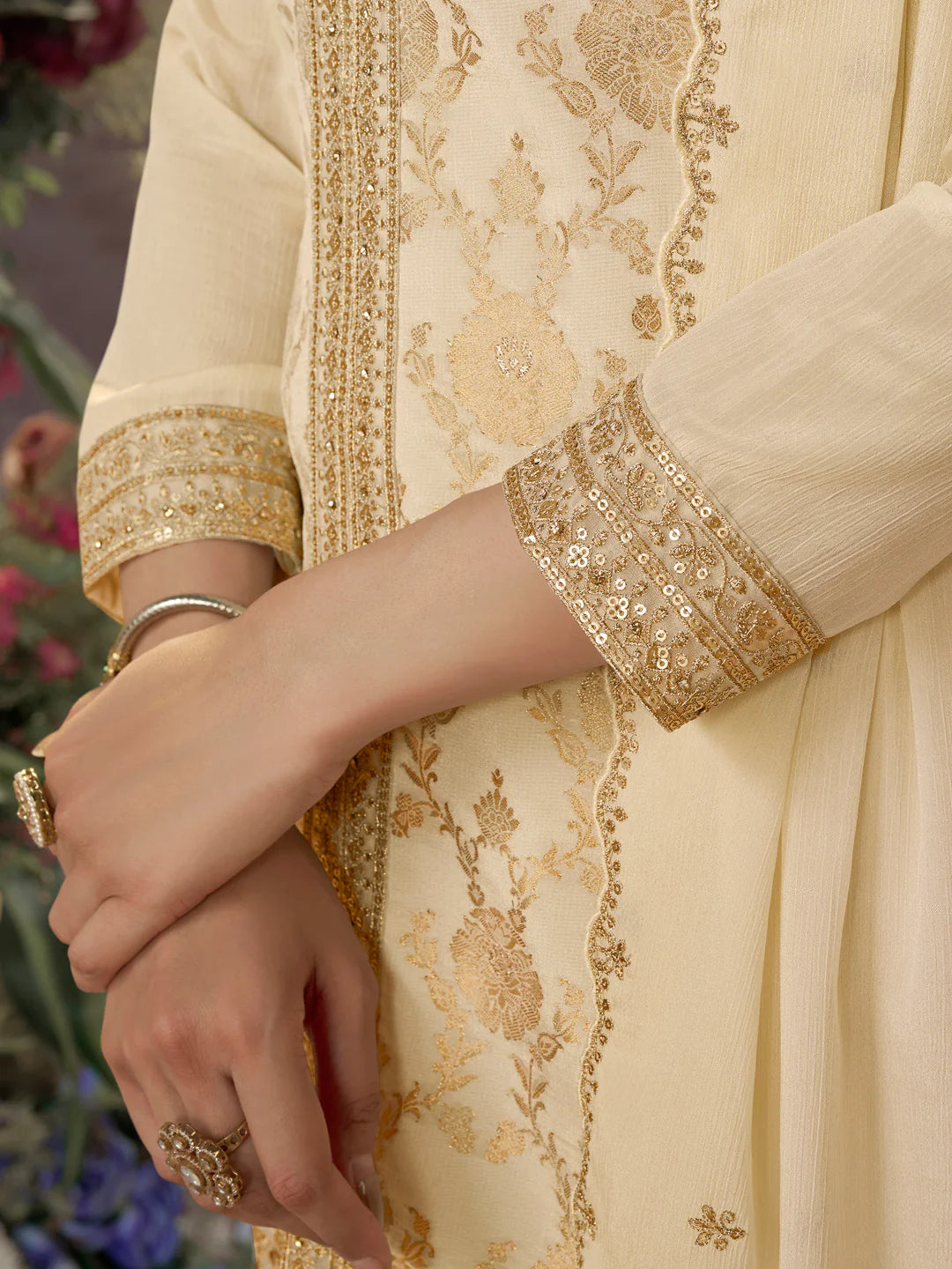 Keya Palazzo Suit - Roop Darshan