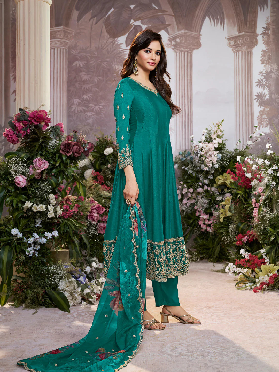 Heena Flair Suit - Roop Darshan