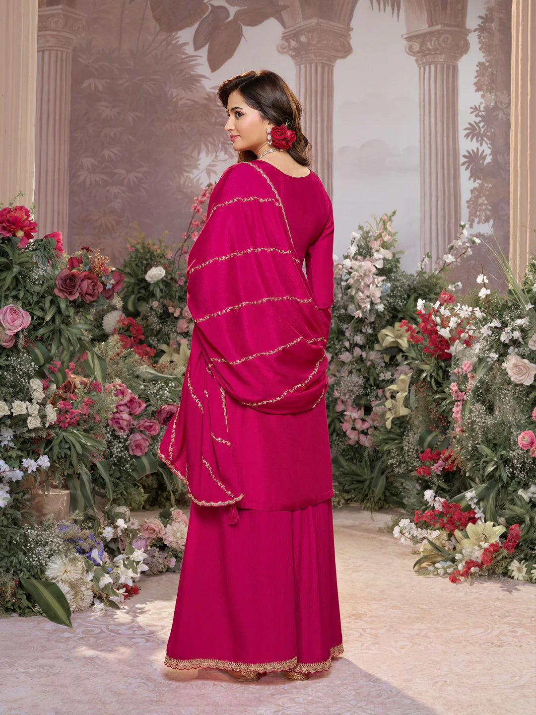 Disha Palazzo Suit - Roop Darshan