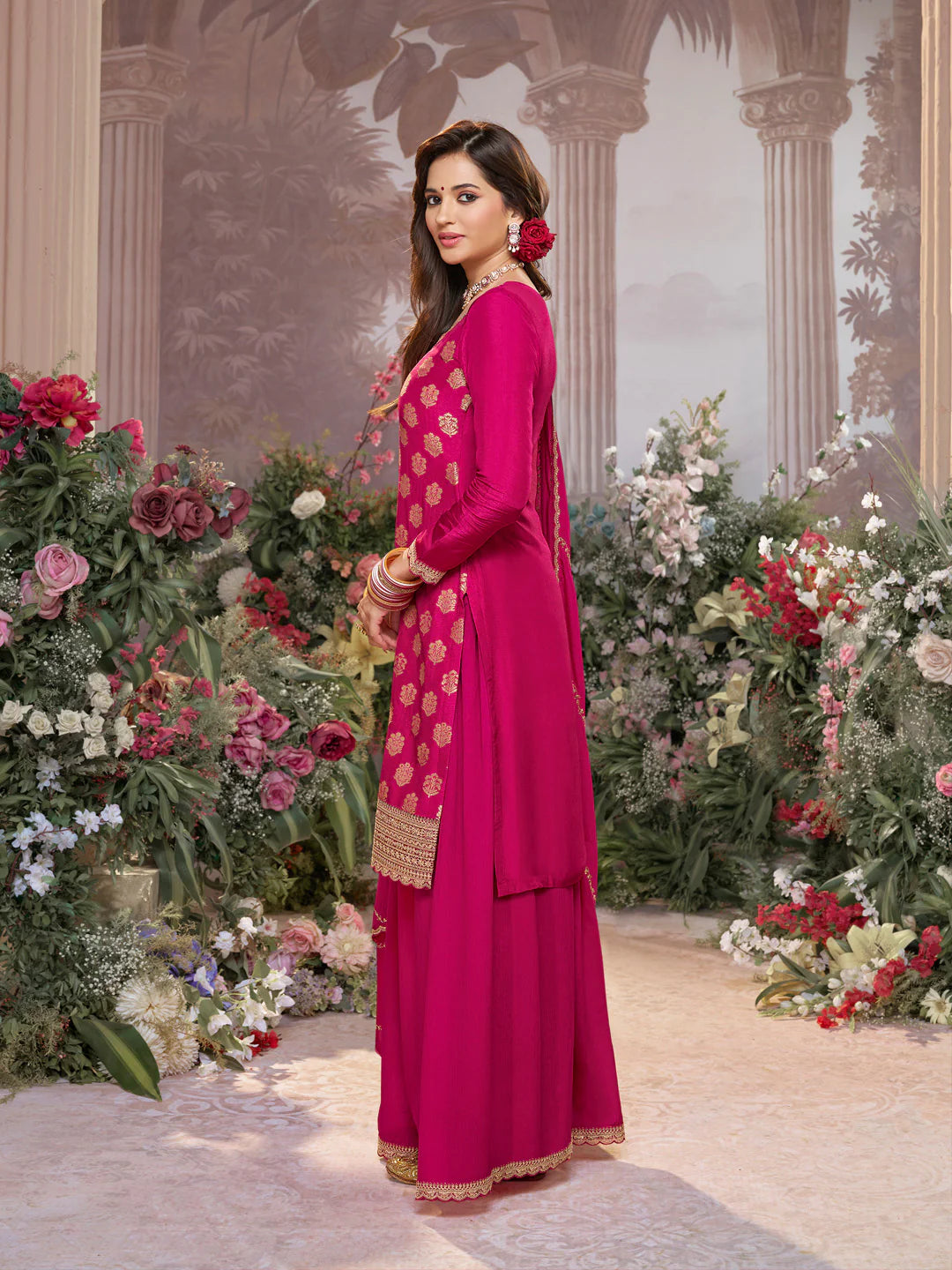Disha Palazzo Suit - Roop Darshan