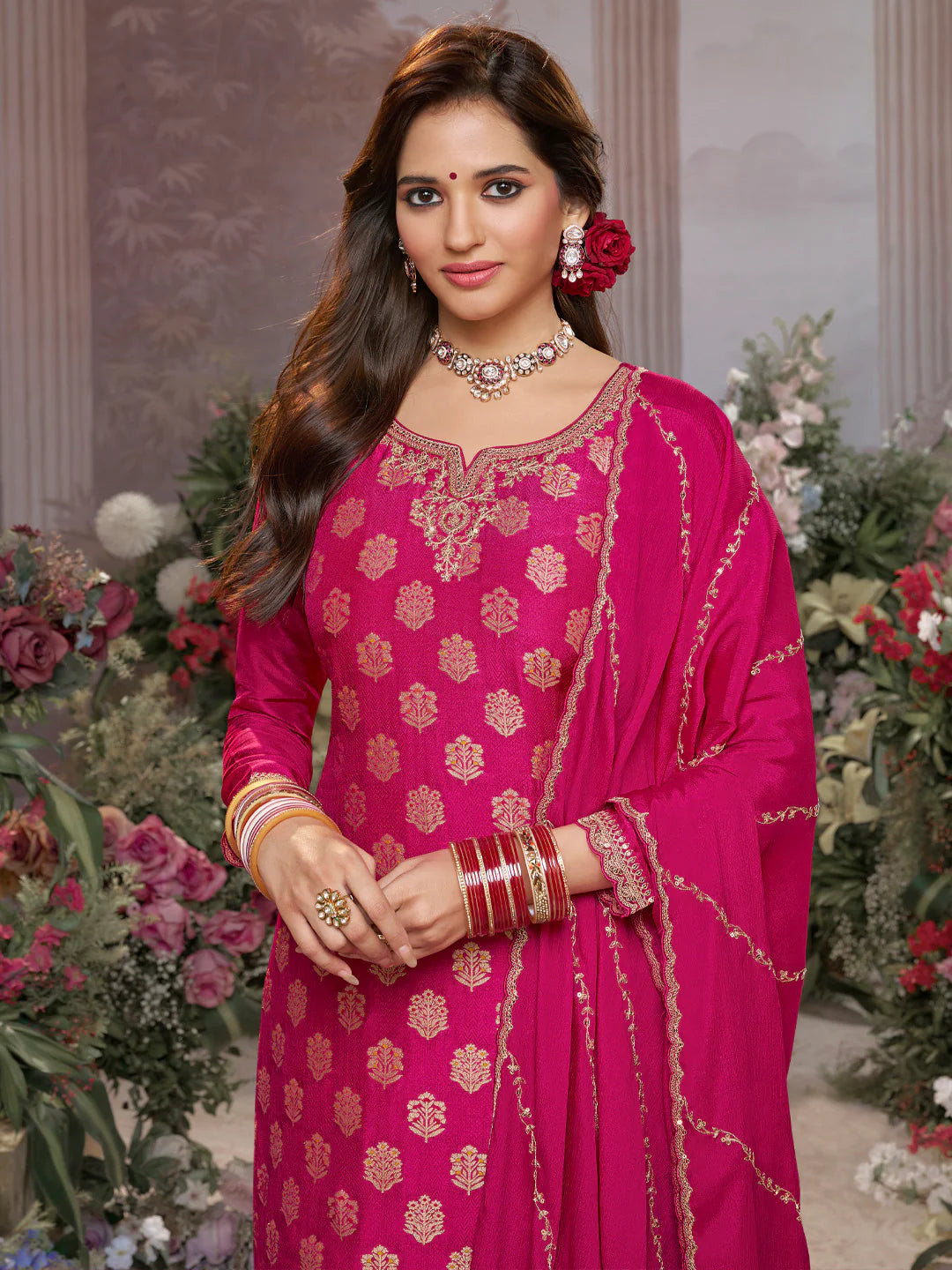 Disha Palazzo Suit - Roop Darshan