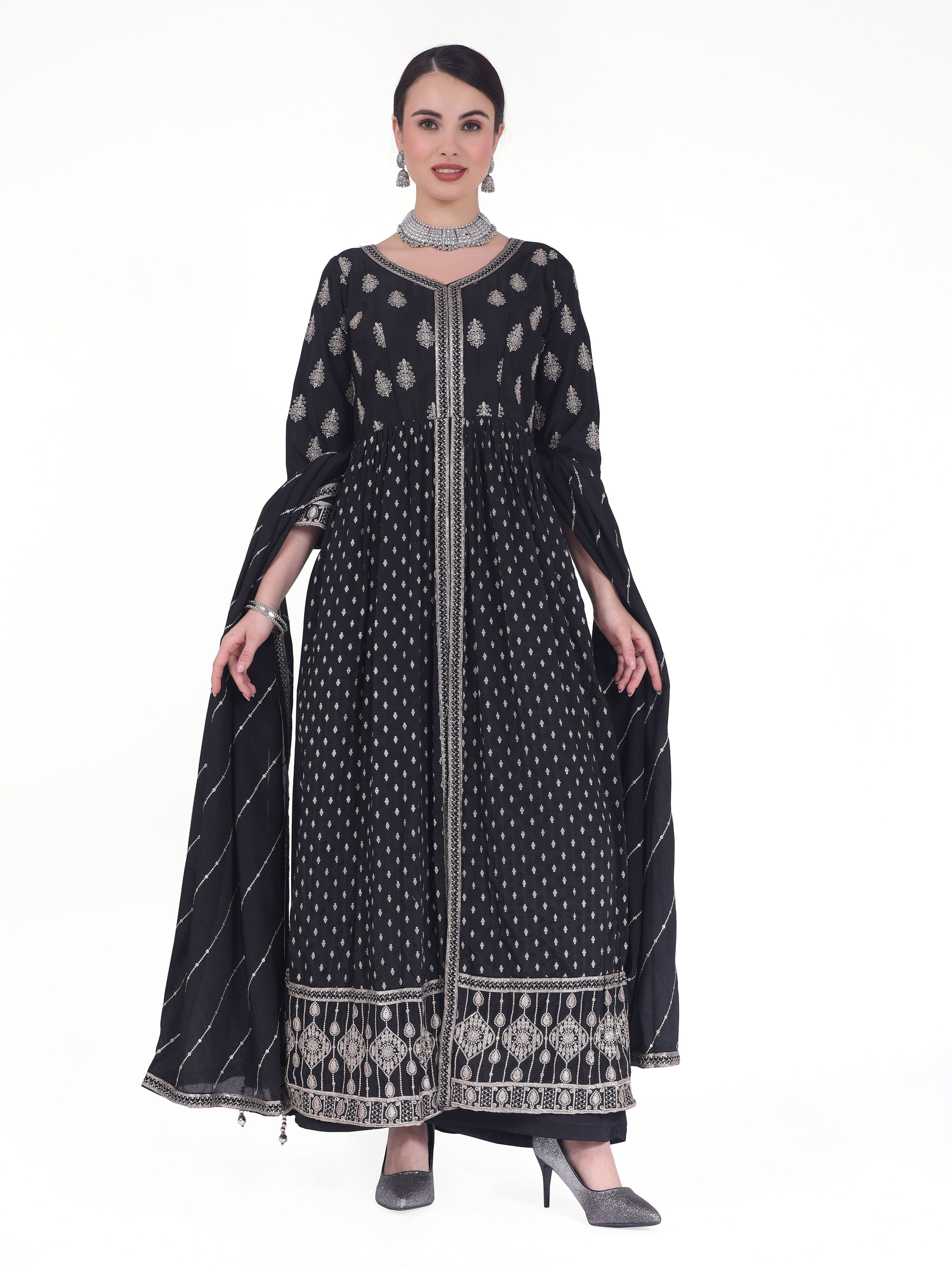 Arpita Plazzo Suit - Roop Darshan
