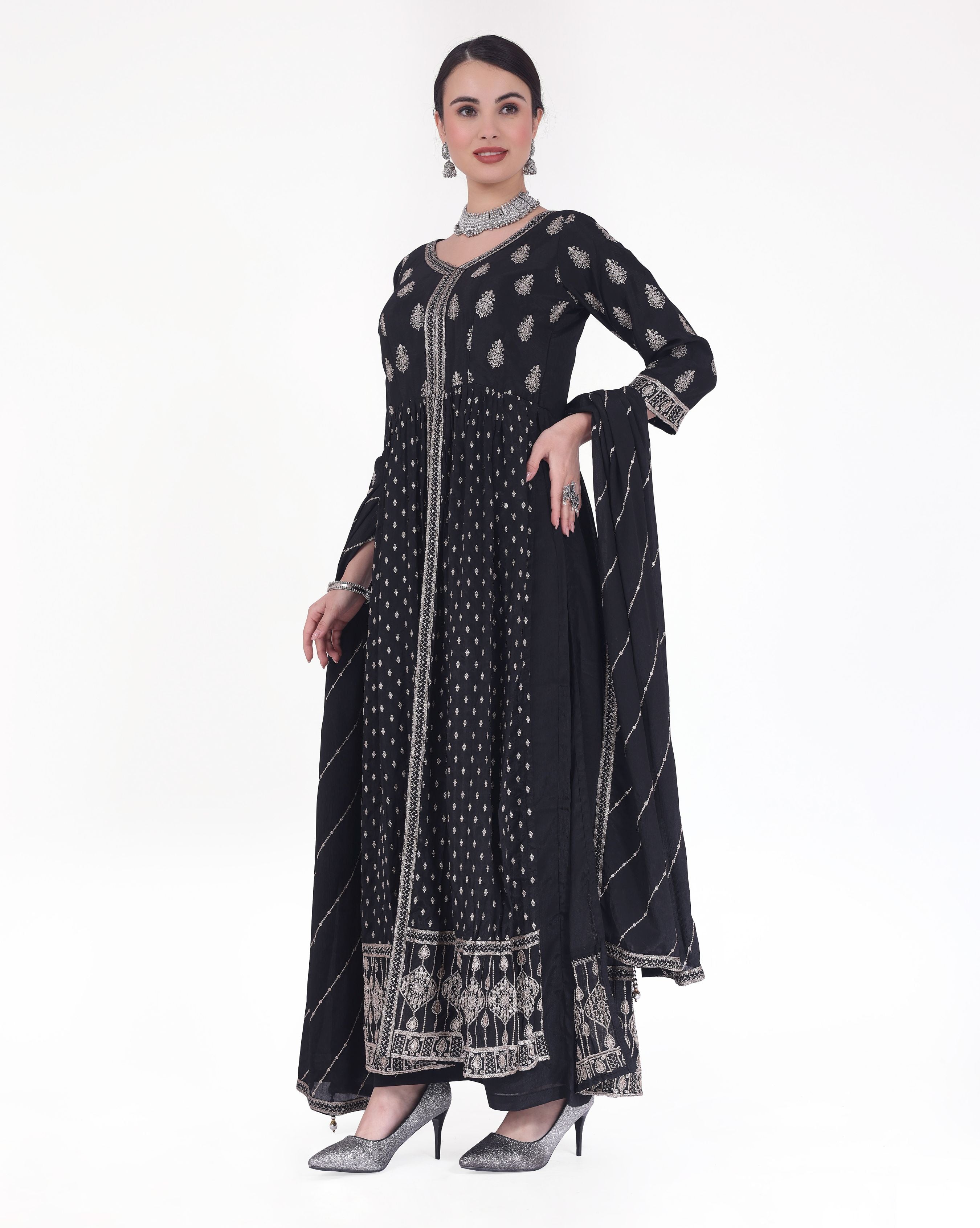 Arpita Plazzo Suit - Roop Darshan