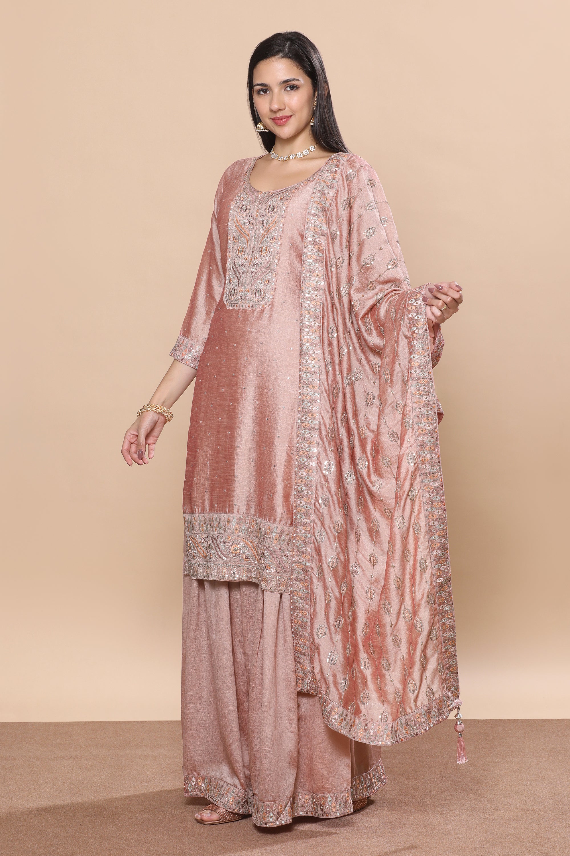 Bindiya Palazzo Suit - Roop Darshan