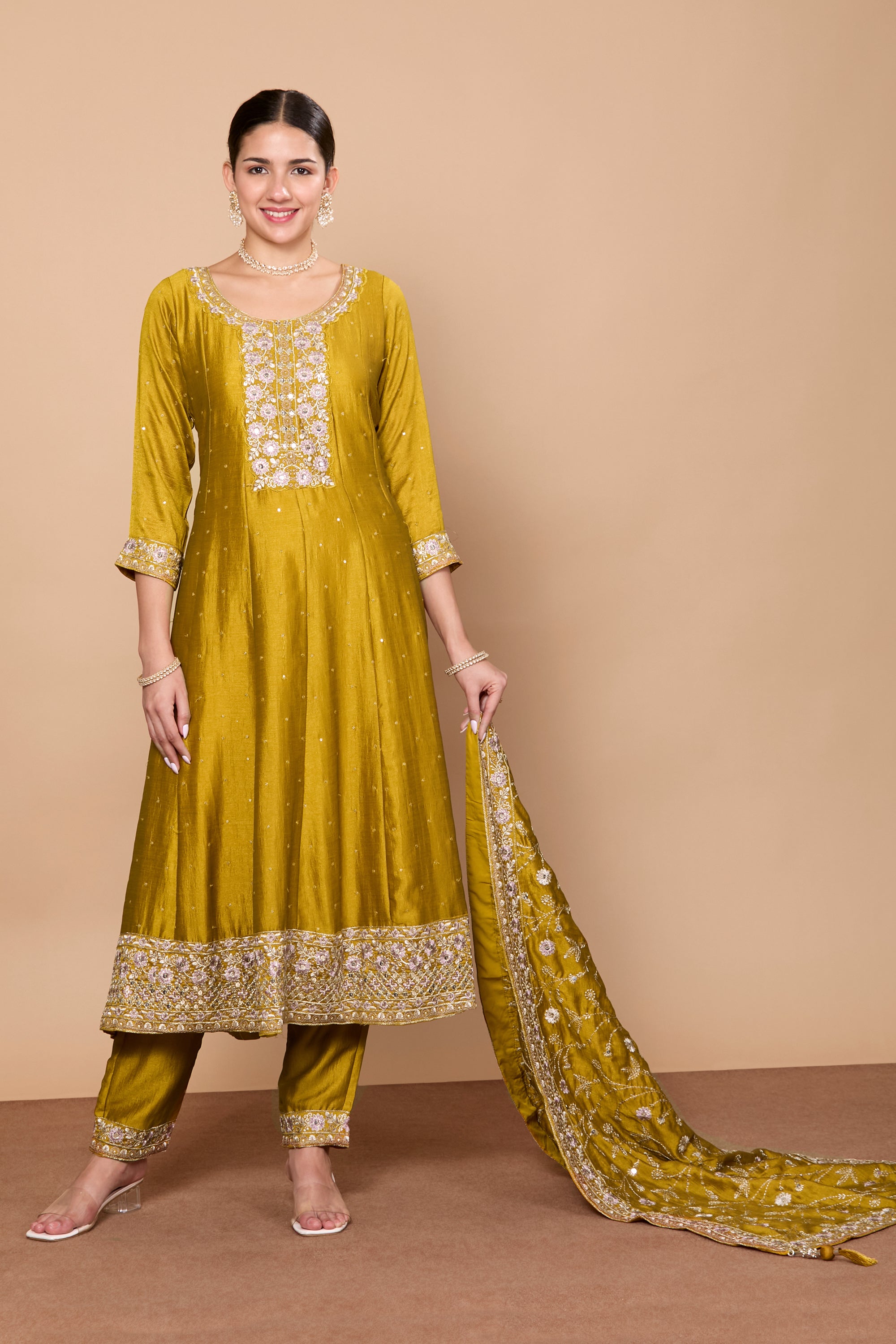 Aarna Flair Kamiz & Pant - Roop Darshan