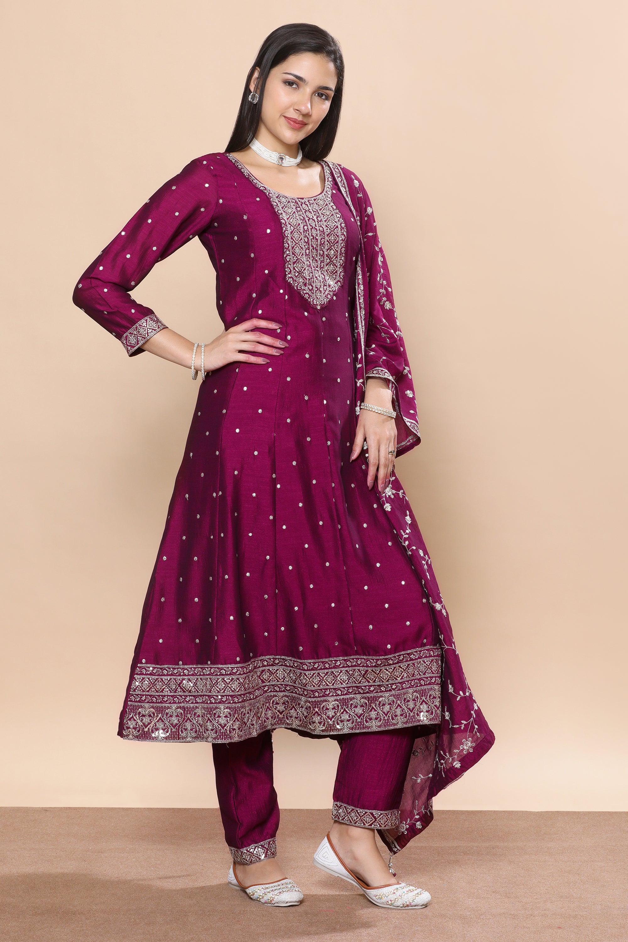 Naima Flair Kamiz & Pant - Roop Darshan