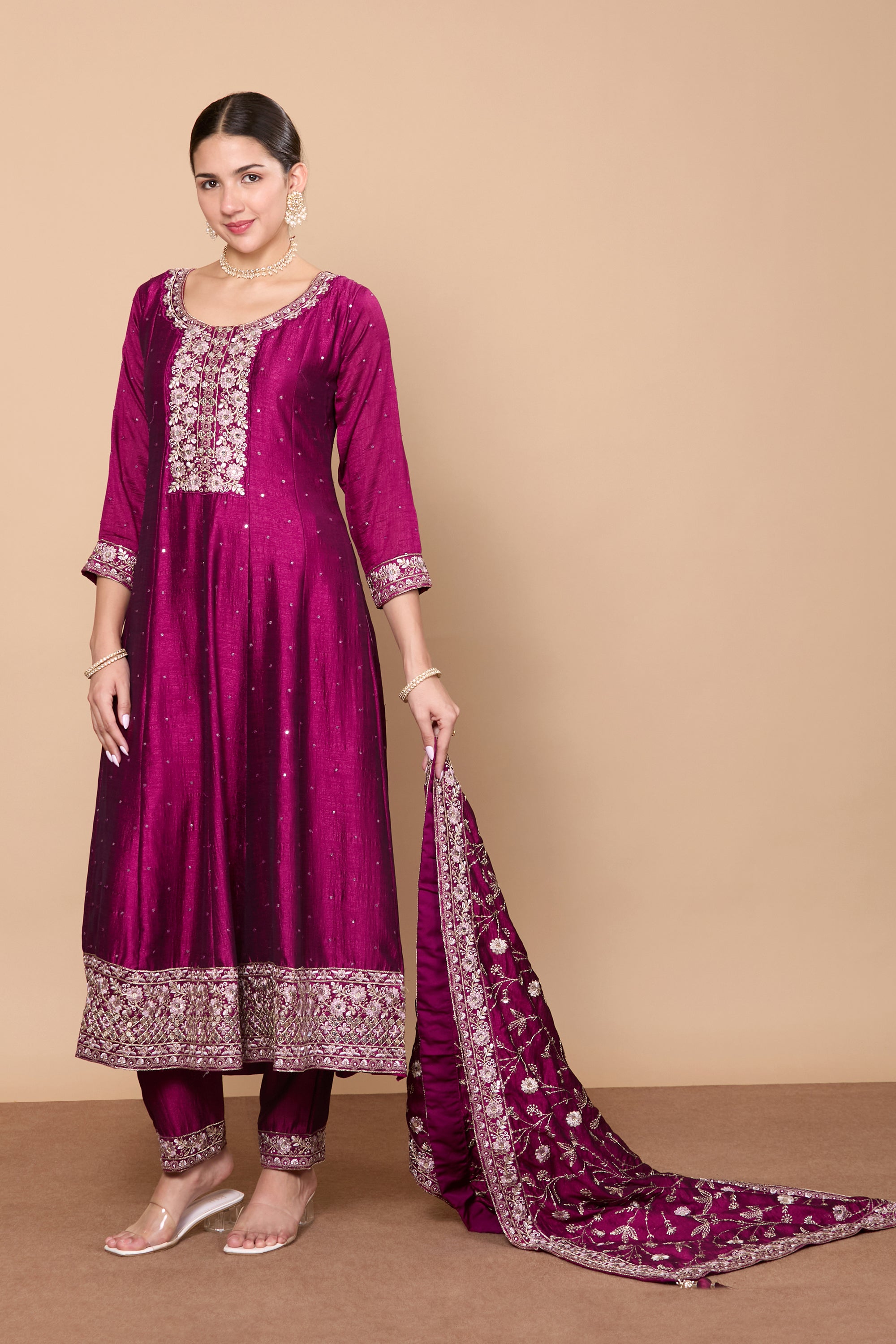 Aarna Flair Kamiz & Pant - Roop Darshan
