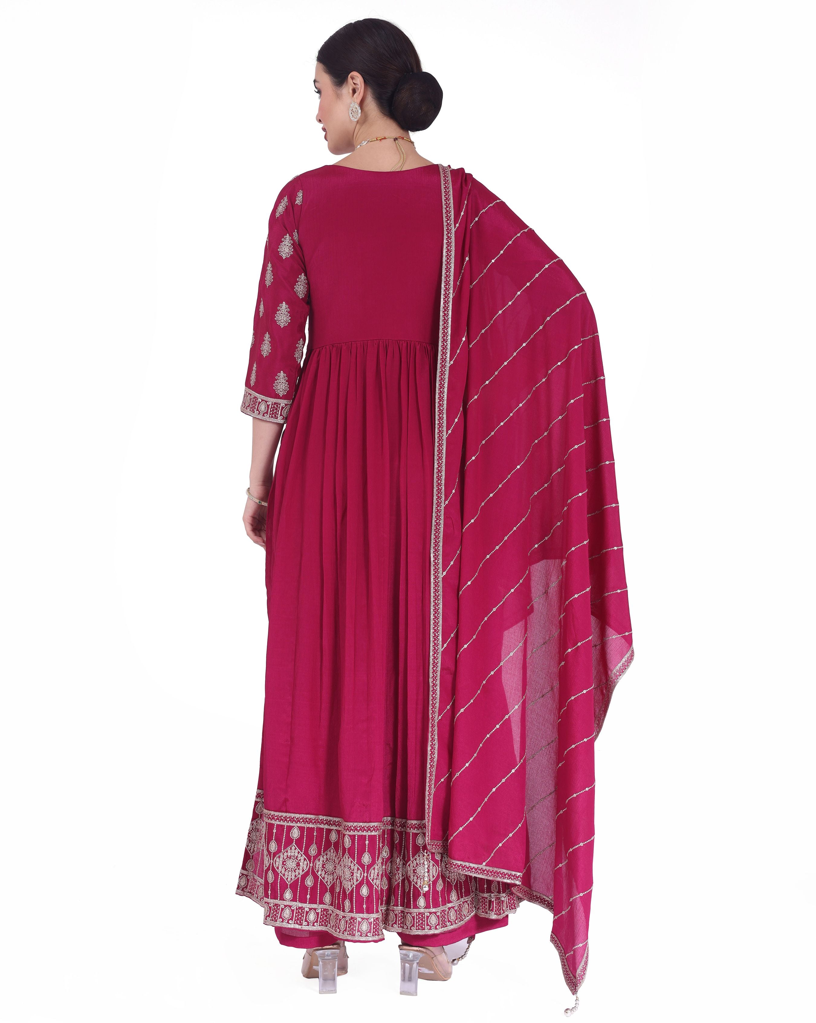 Arpita Plazzo Suit - Roop Darshan