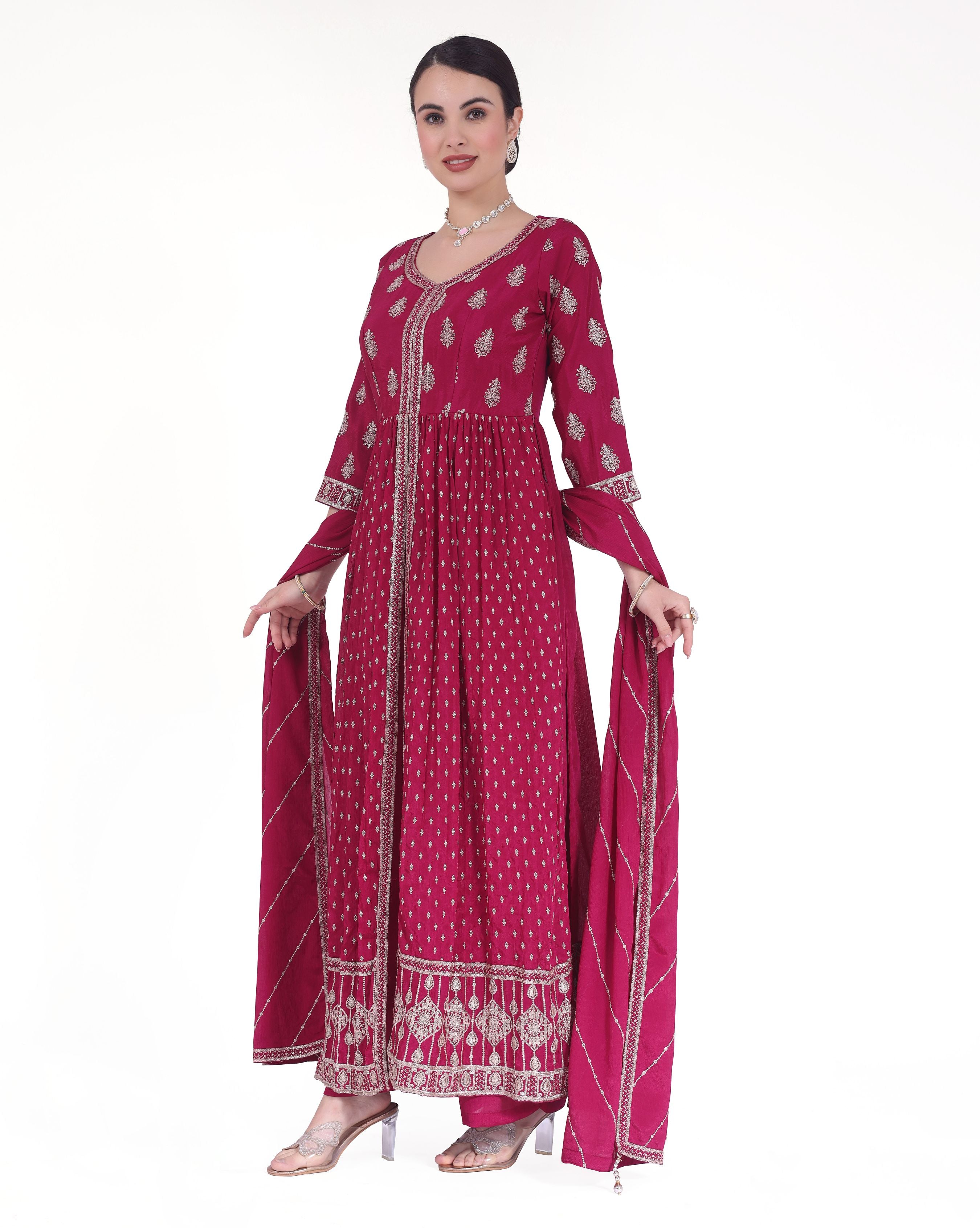 Arpita Plazzo Suit - Roop Darshan