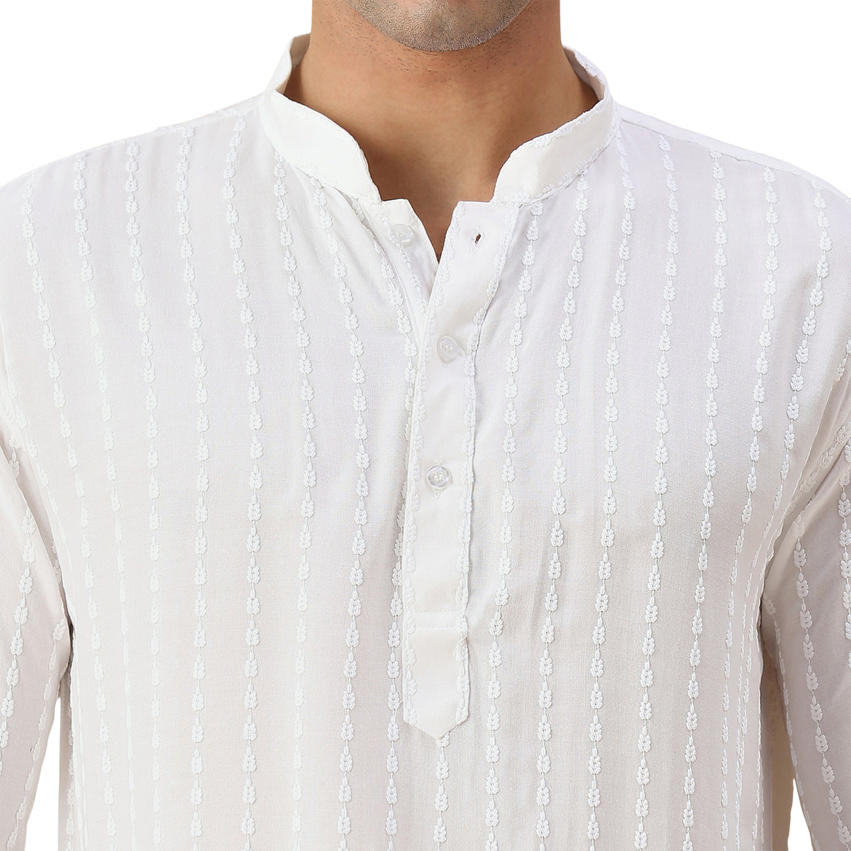Amol Chikankari Short Kurta