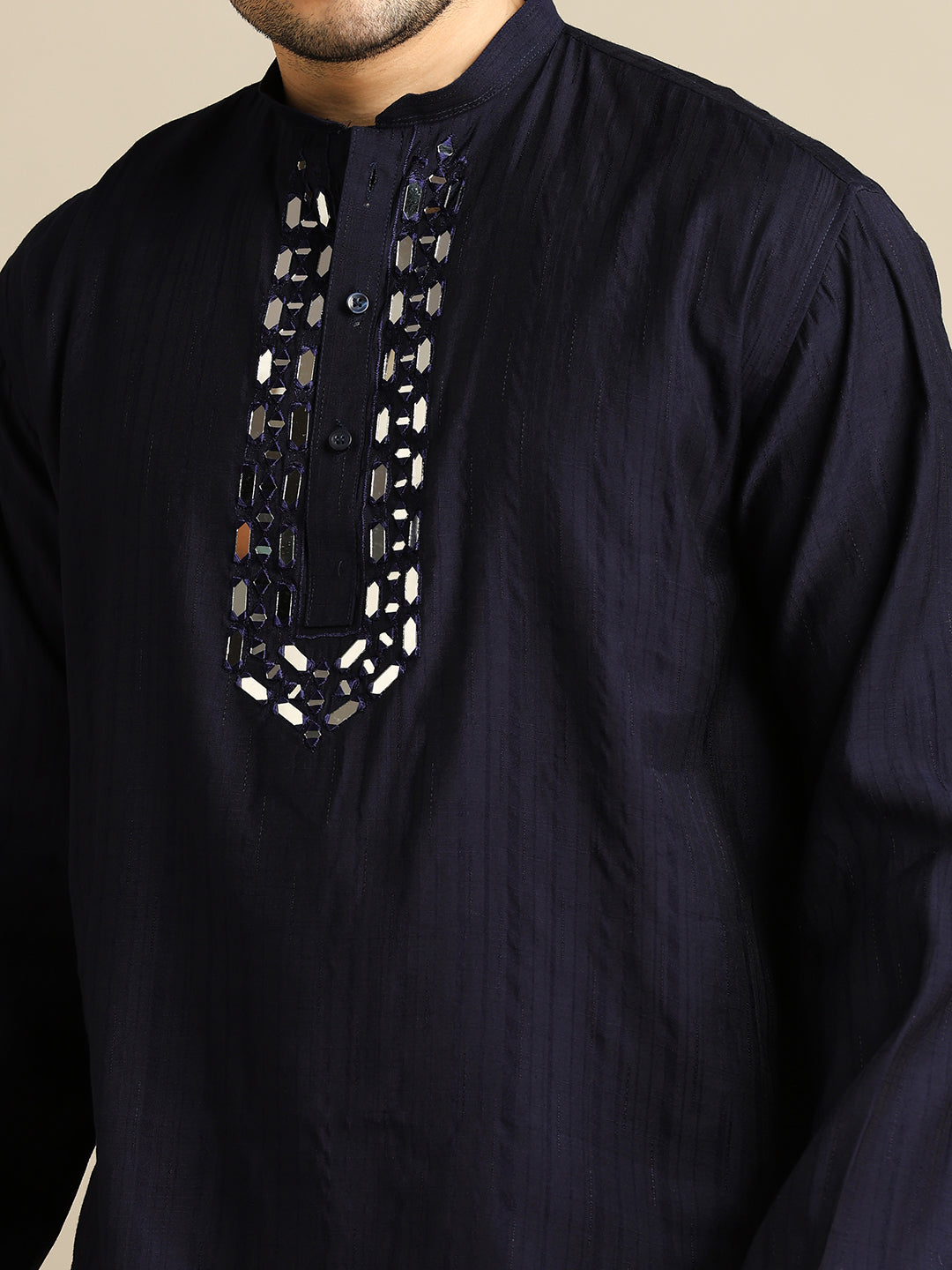 Silk Embroidery Short Kurti