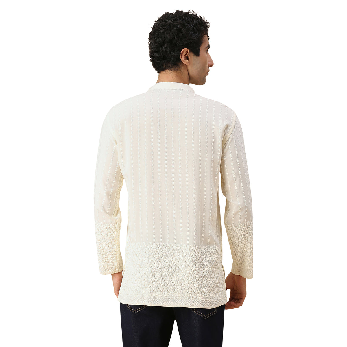 Amol Chikankari Short Kurta