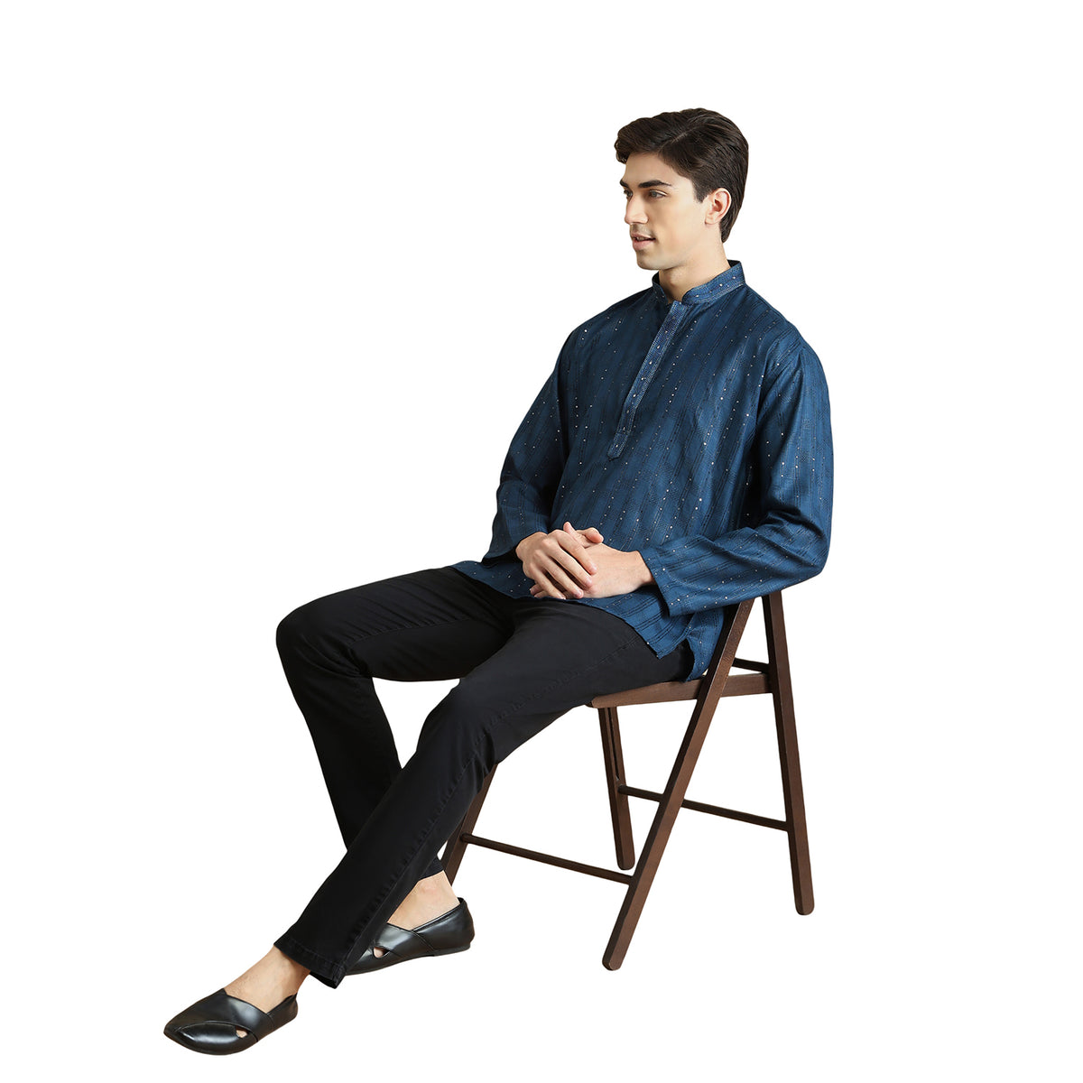 Zaid Silk Short Kurta