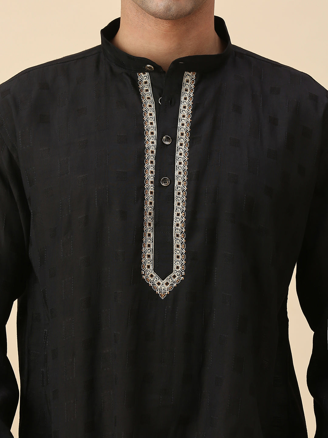 Rudran Silk Short Kurta