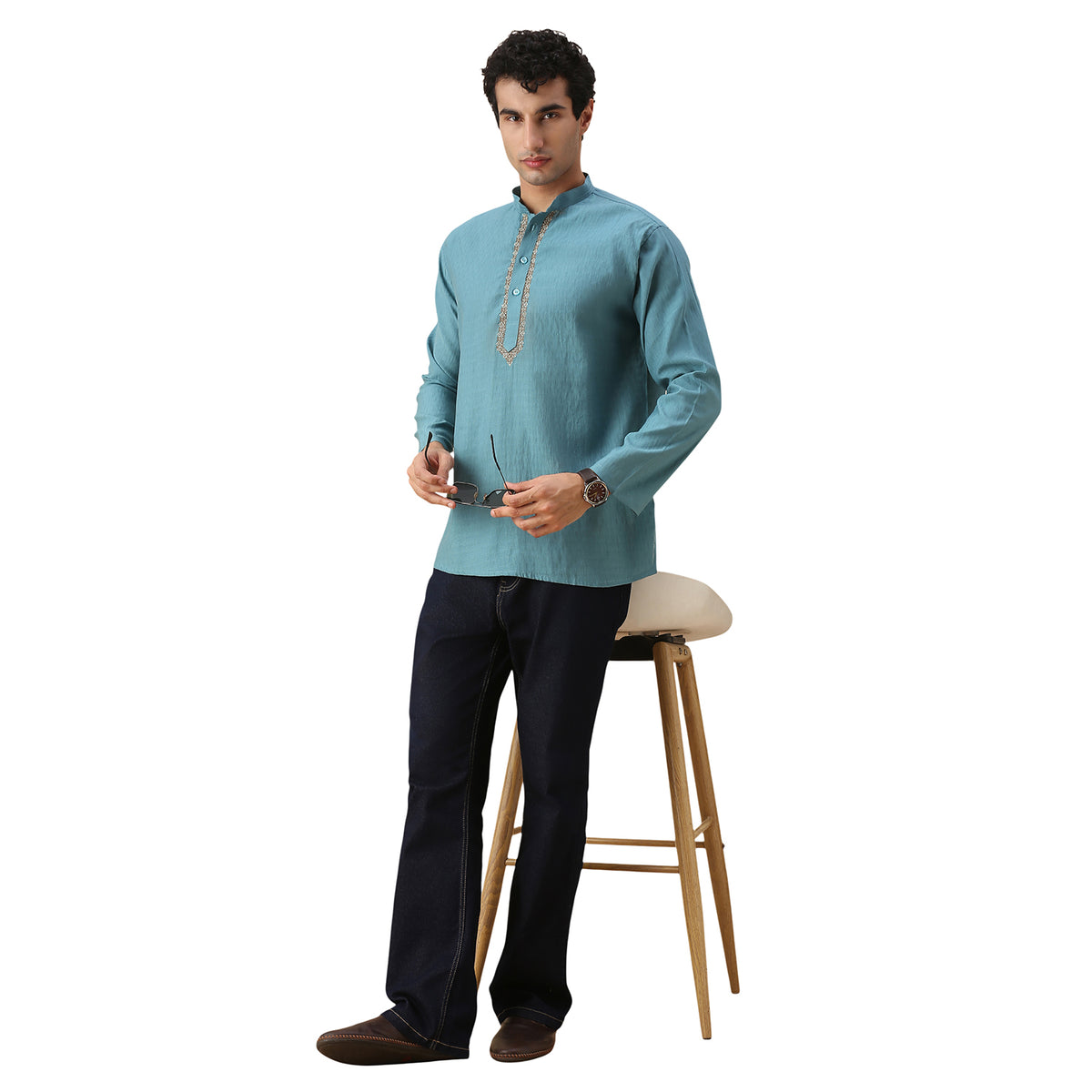 Viraj Silk Short Kurta