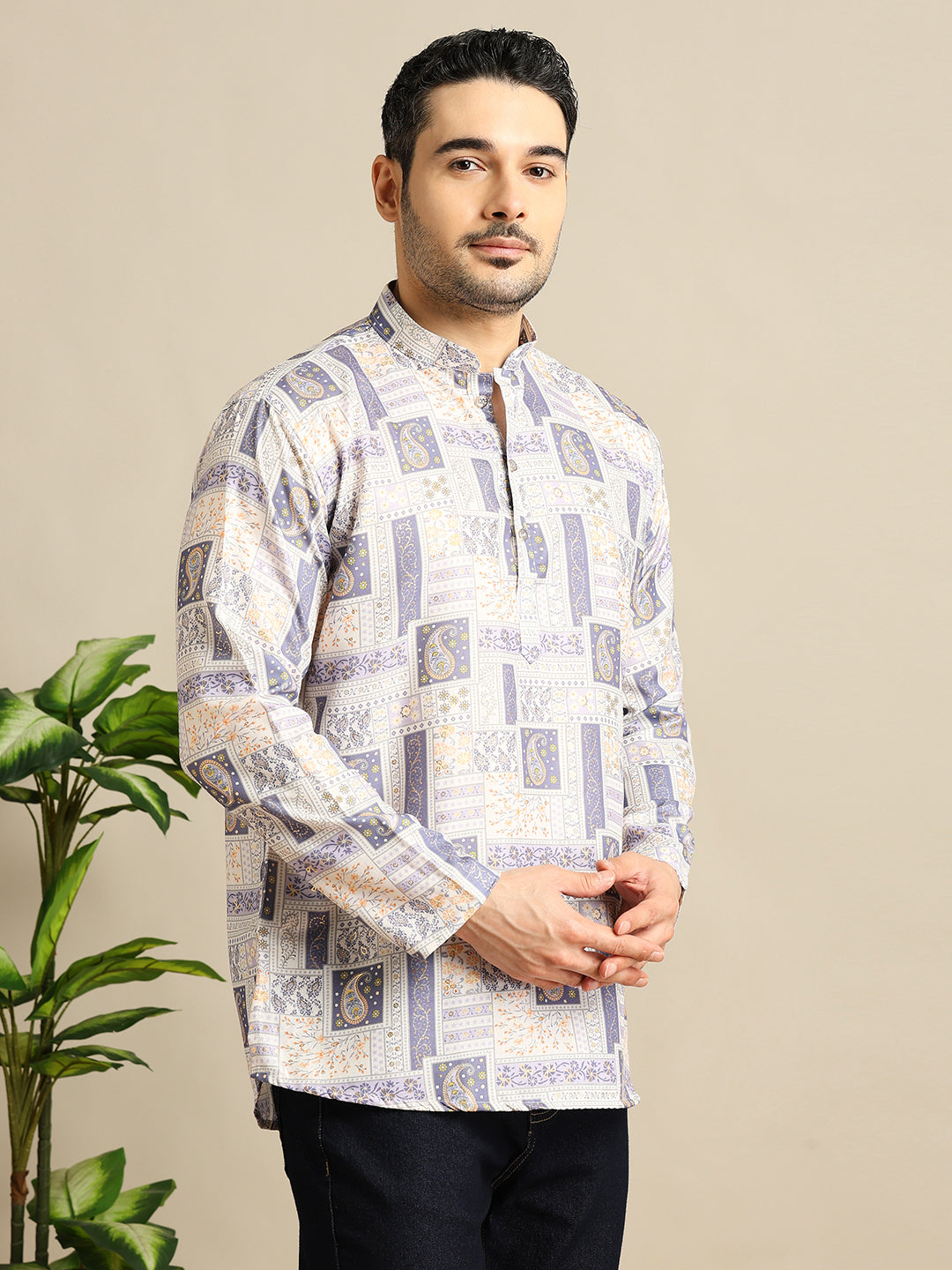 Cotton Printed Short Kurti