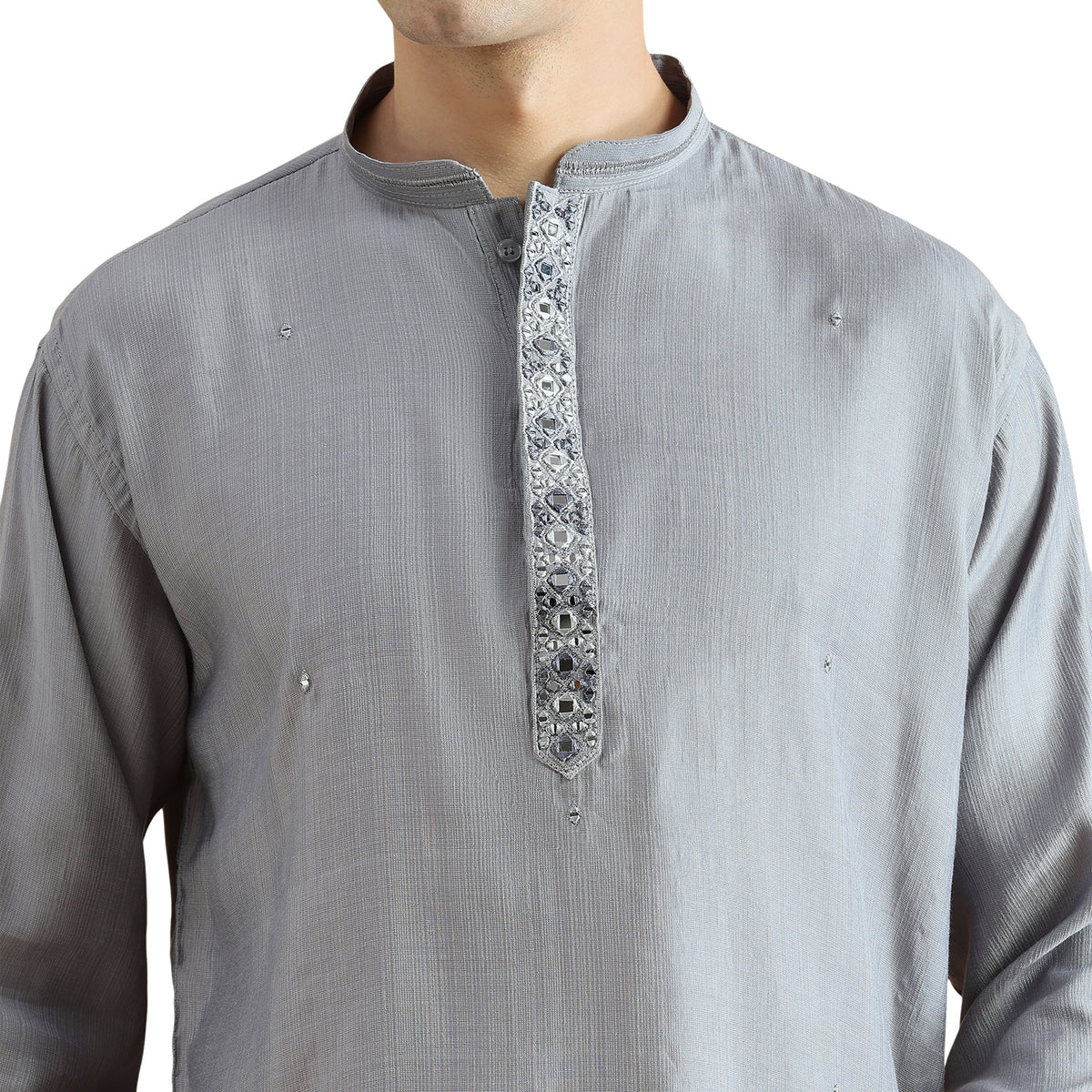 Roman Silk Resham Kurta
