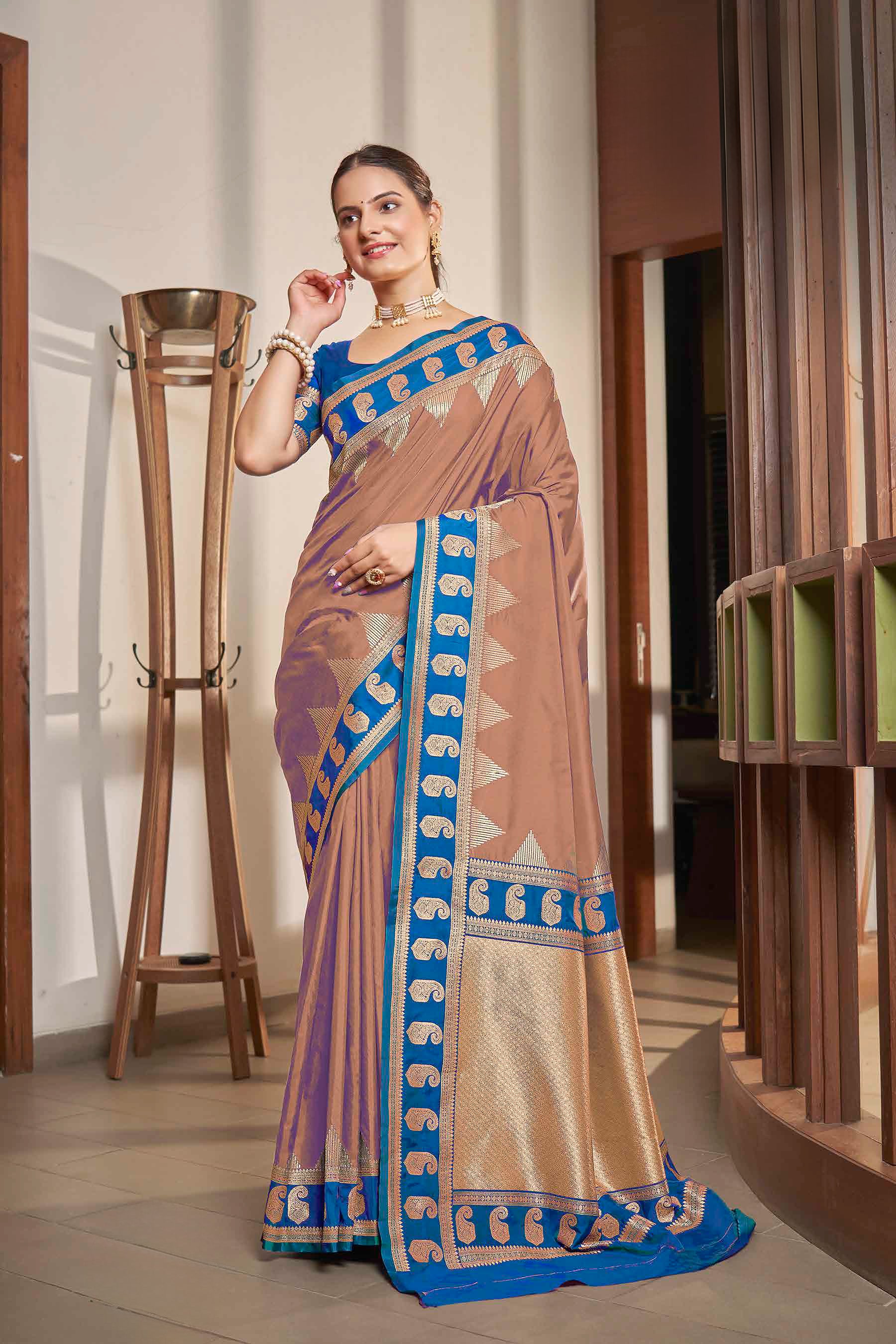 Gauri Weaving Silk Saree - Roop Darshan