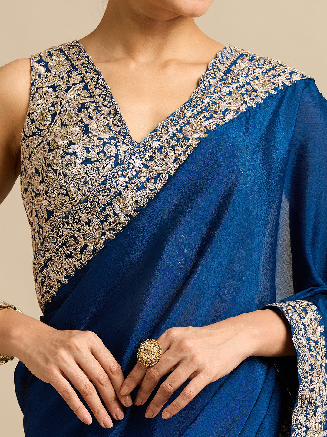 Neema Silk Choli Saree