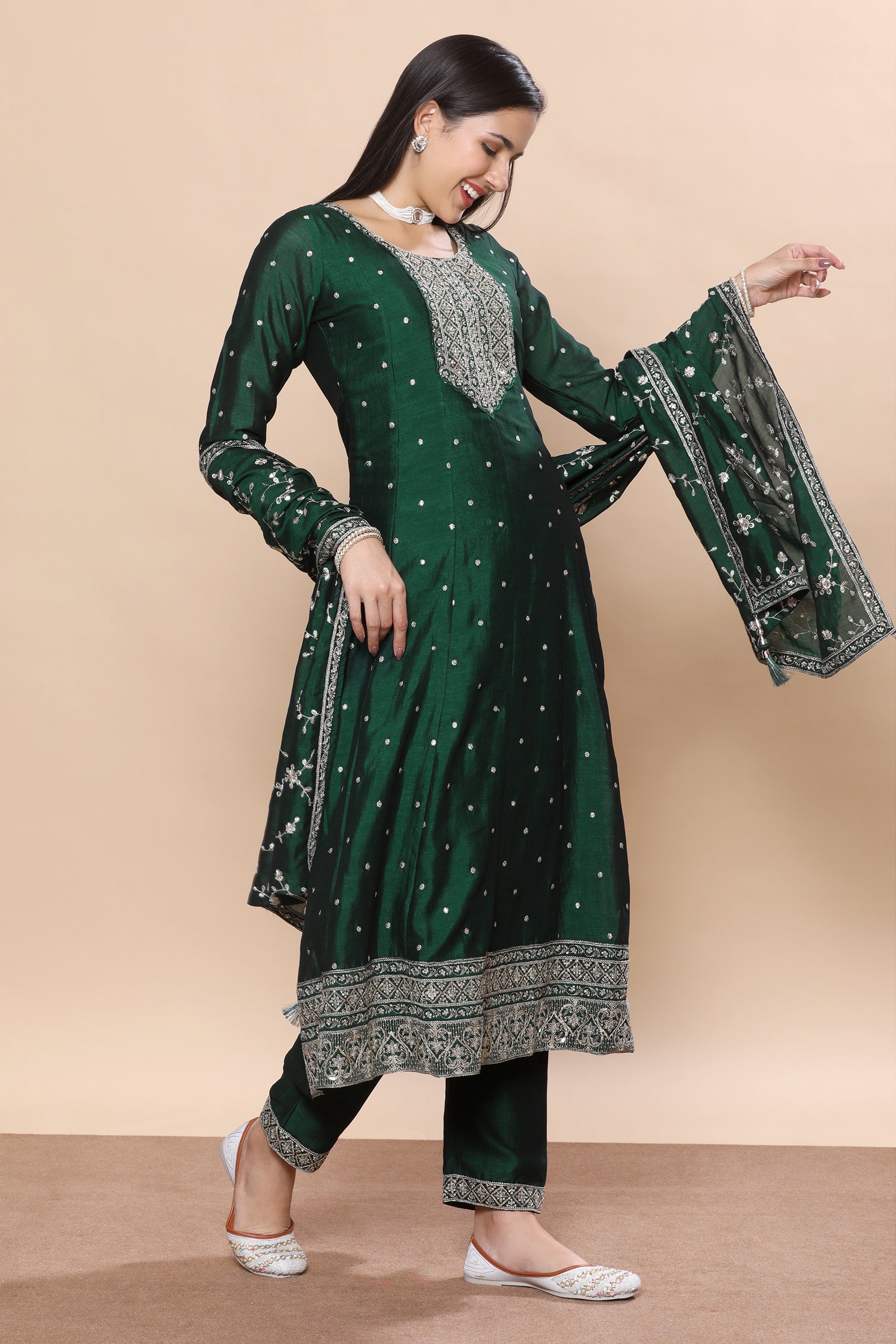 Naima Flair Kamiz & Pant - Roop Darshan
