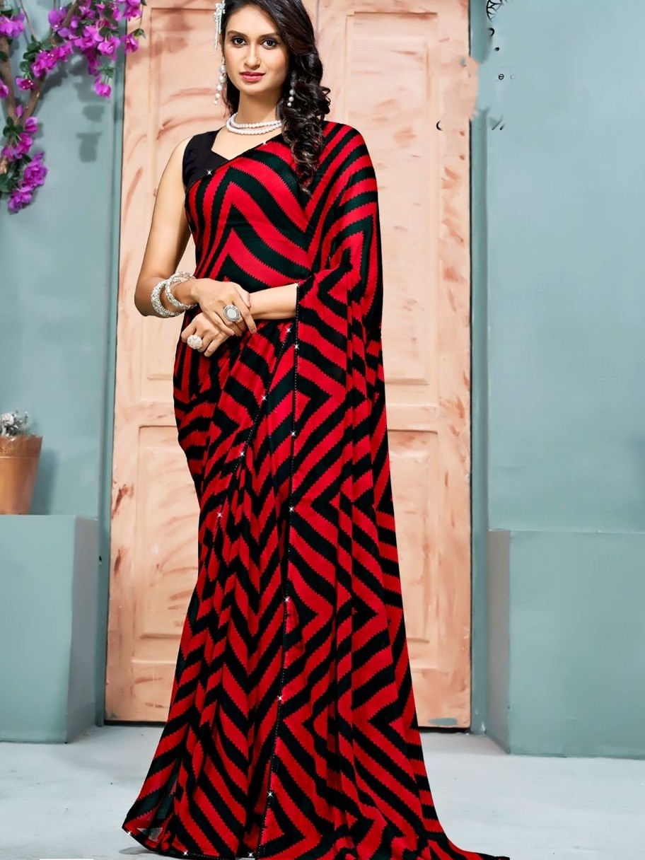 Raha Georgette Printed Saree