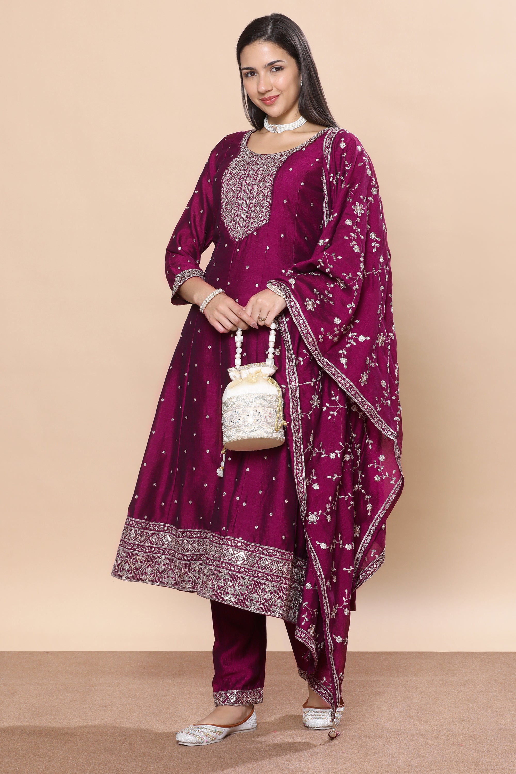 Naima Flair Kamiz & Pant - Roop Darshan