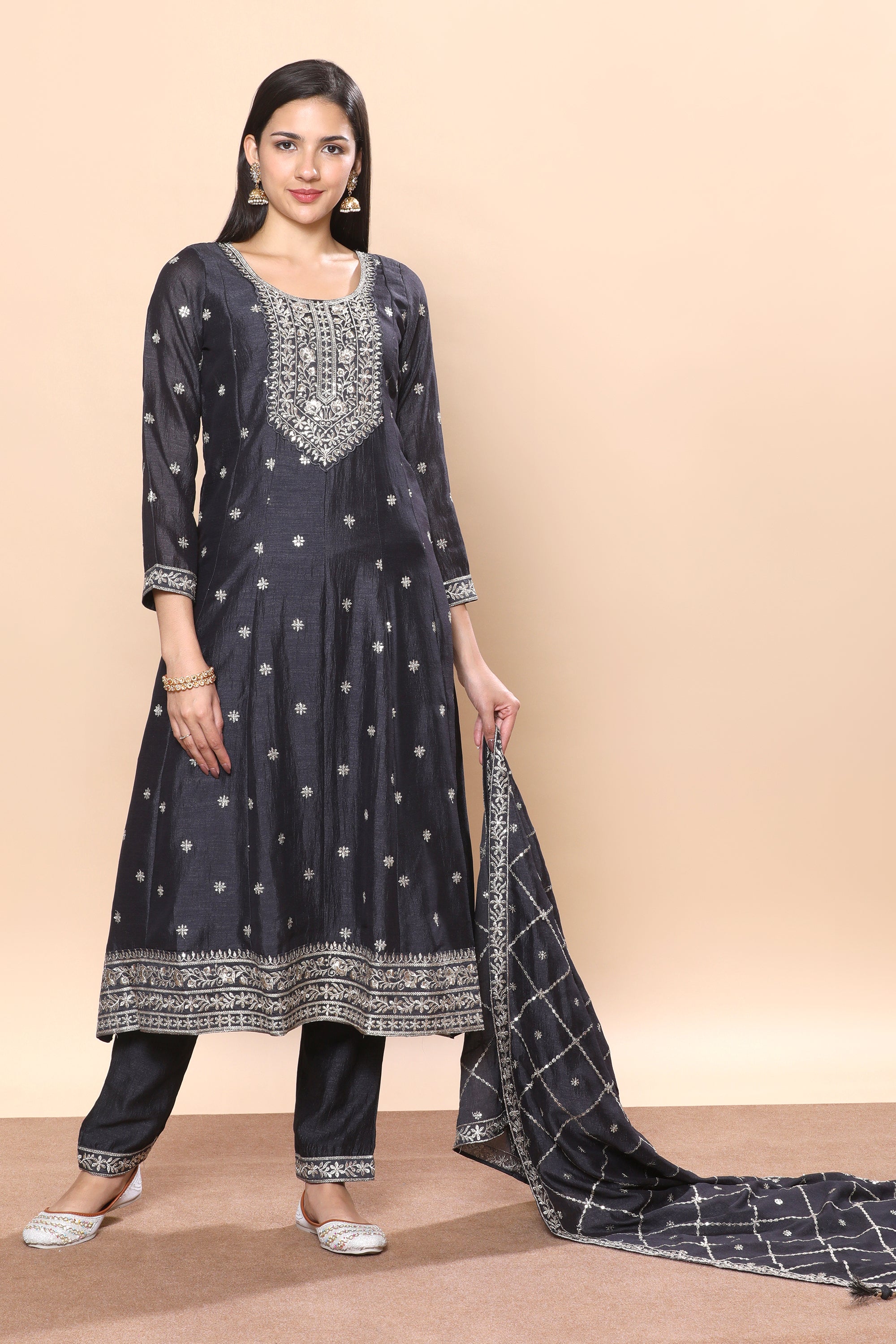 Sarika Flair Kamiz & Pant - Roop Darshan