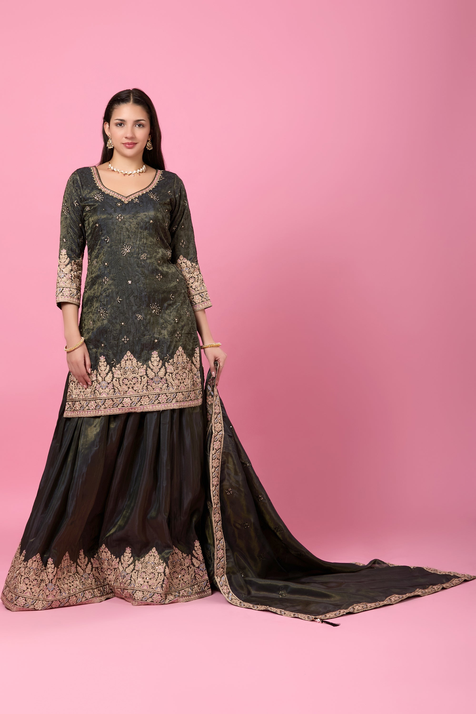 Aarohi Palazzo Suit - Roop Darshan